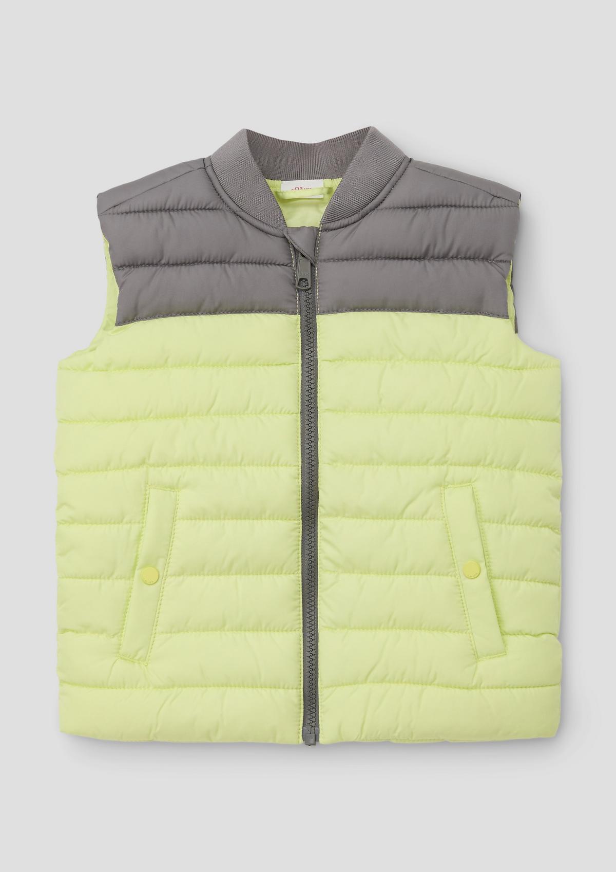 s.Oliver Body warmer with a stand-up collar