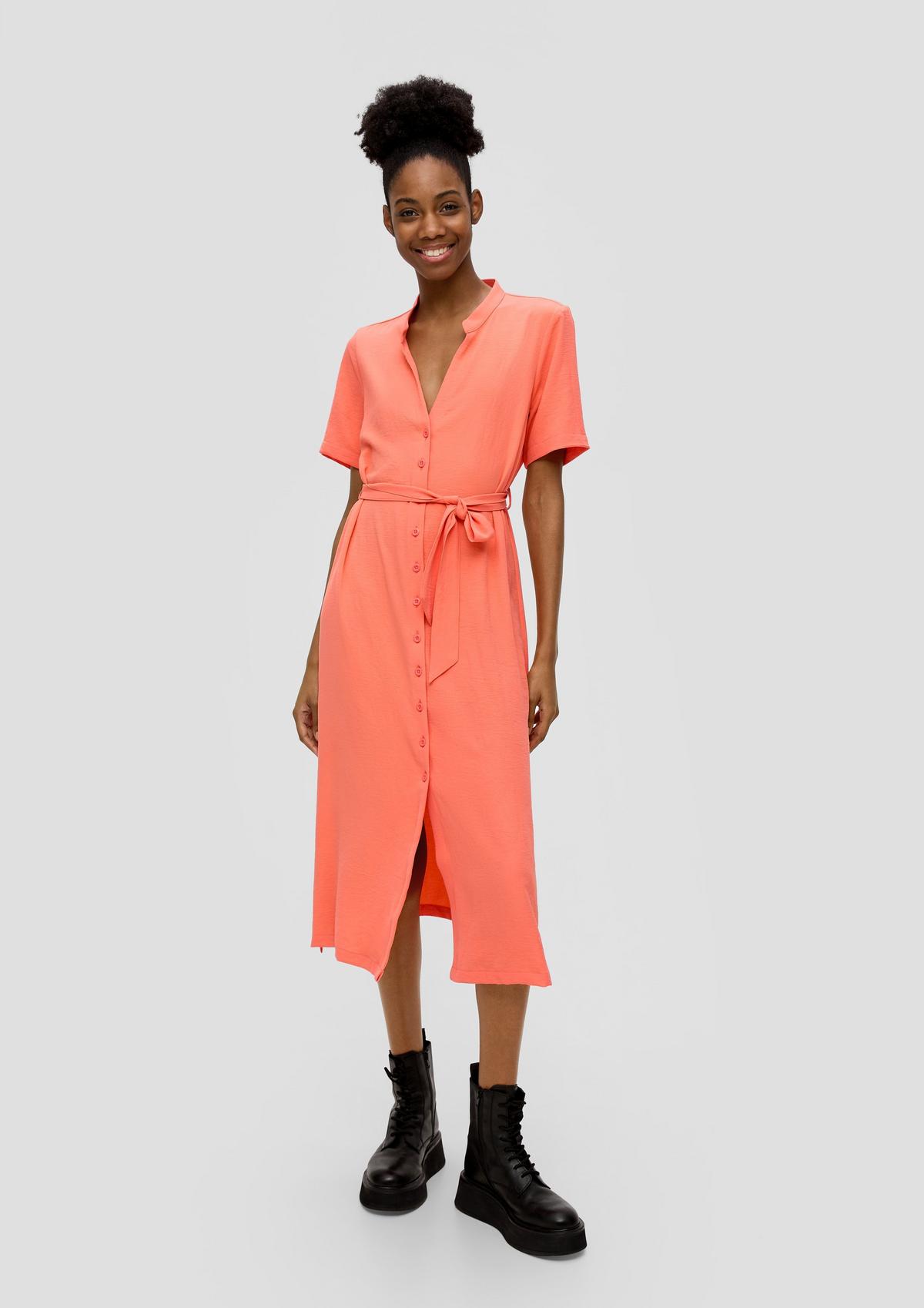s.Oliver Midi dress with button placket