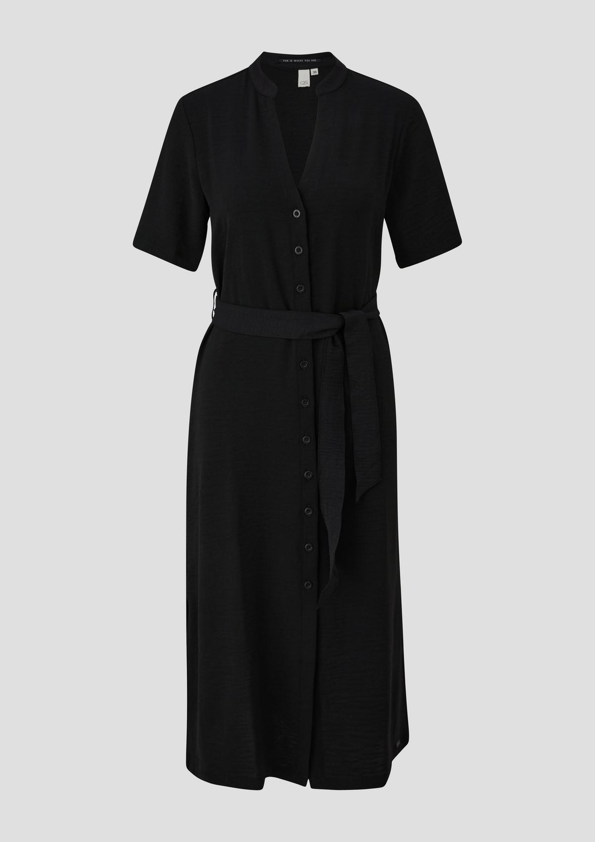 s.Oliver Midi dress with button placket