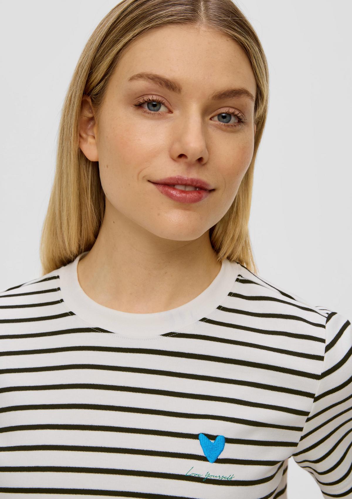 s.Oliver T-shirt with striped pattern
