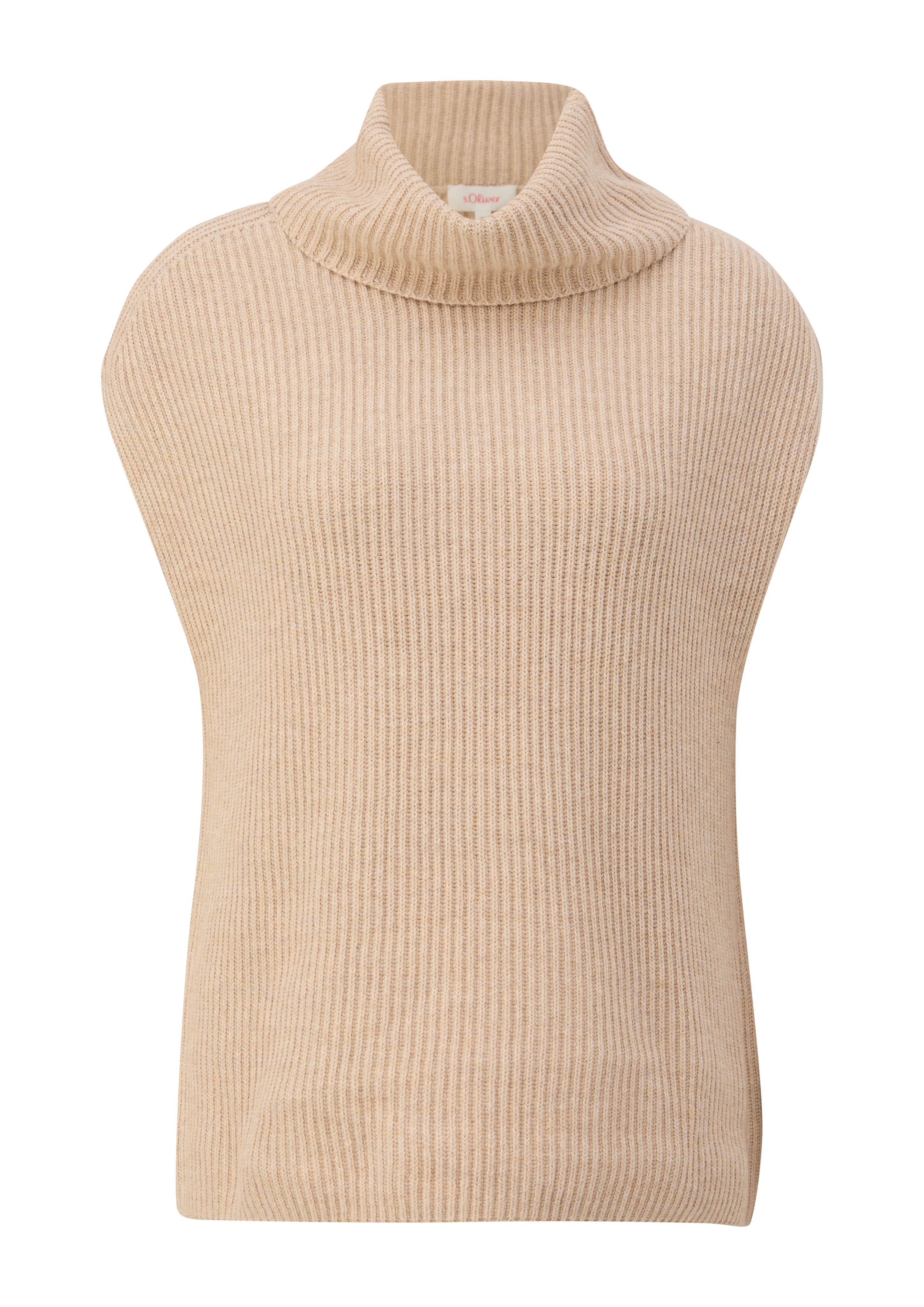 Sleeveless knitted jumper in 