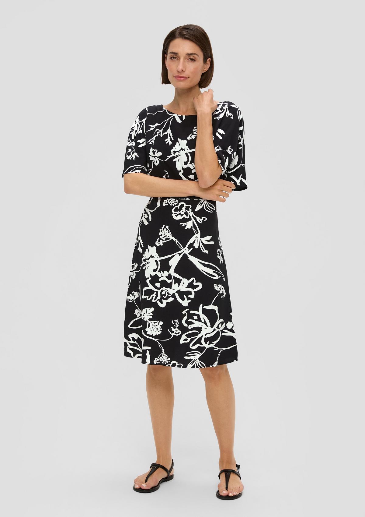 s.Oliver Midi-jurk met print all-over