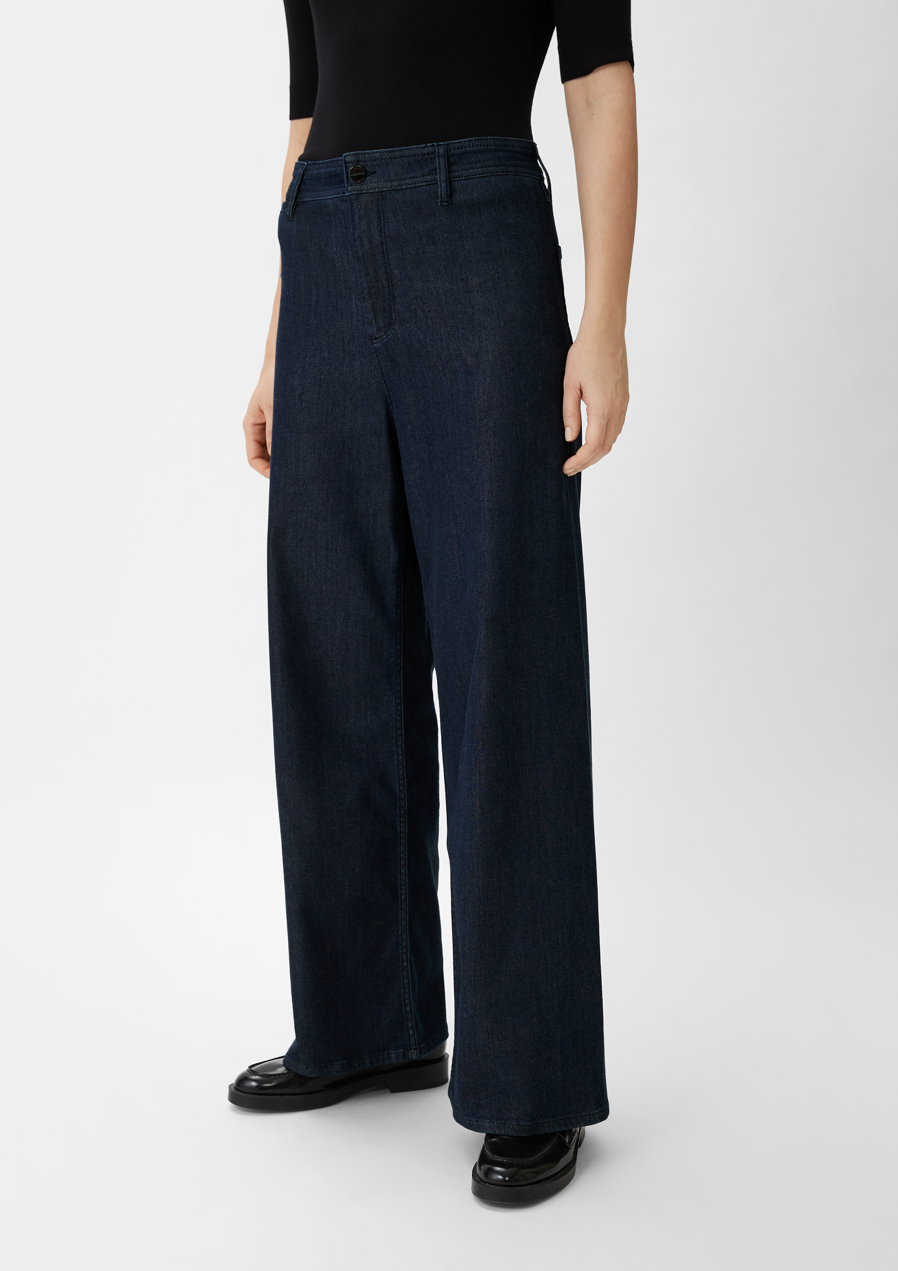 Regular Jeans mit Cropped leg blau Comma