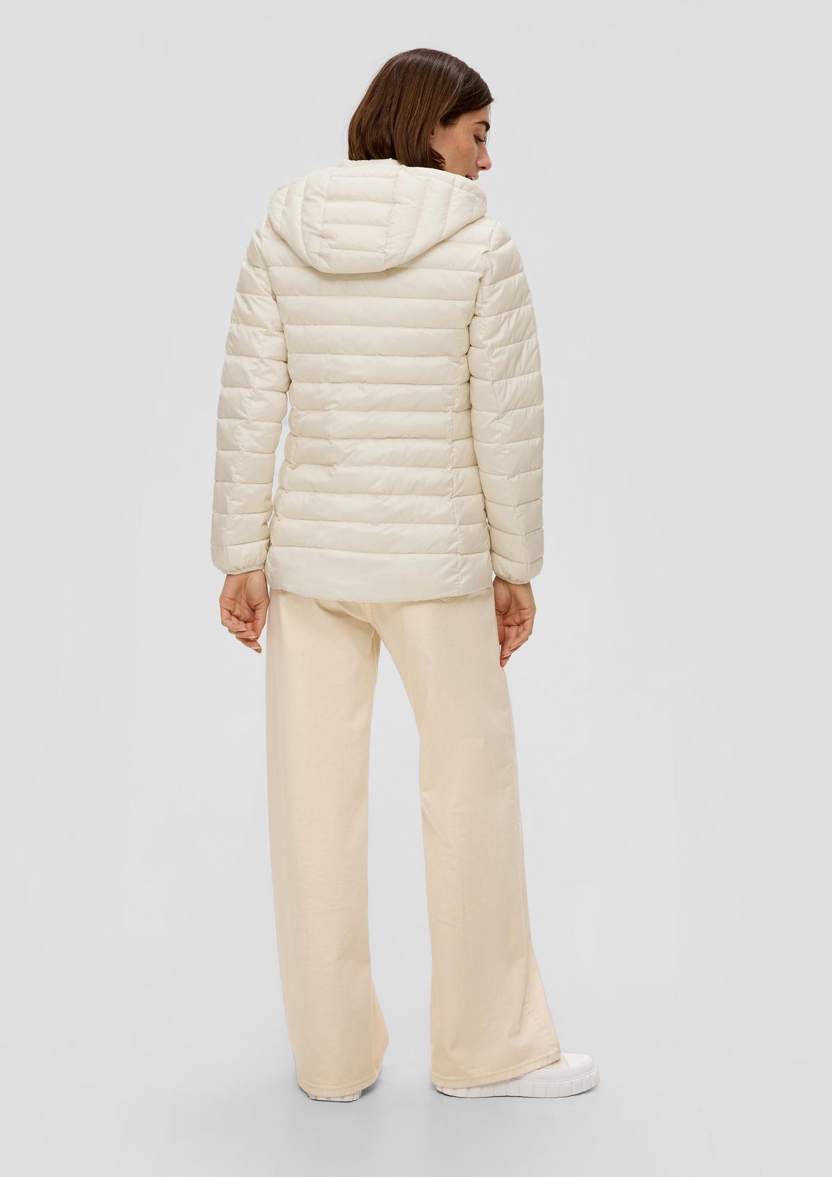 s.Oliver Lightweight quilted jacket with a detachable hood