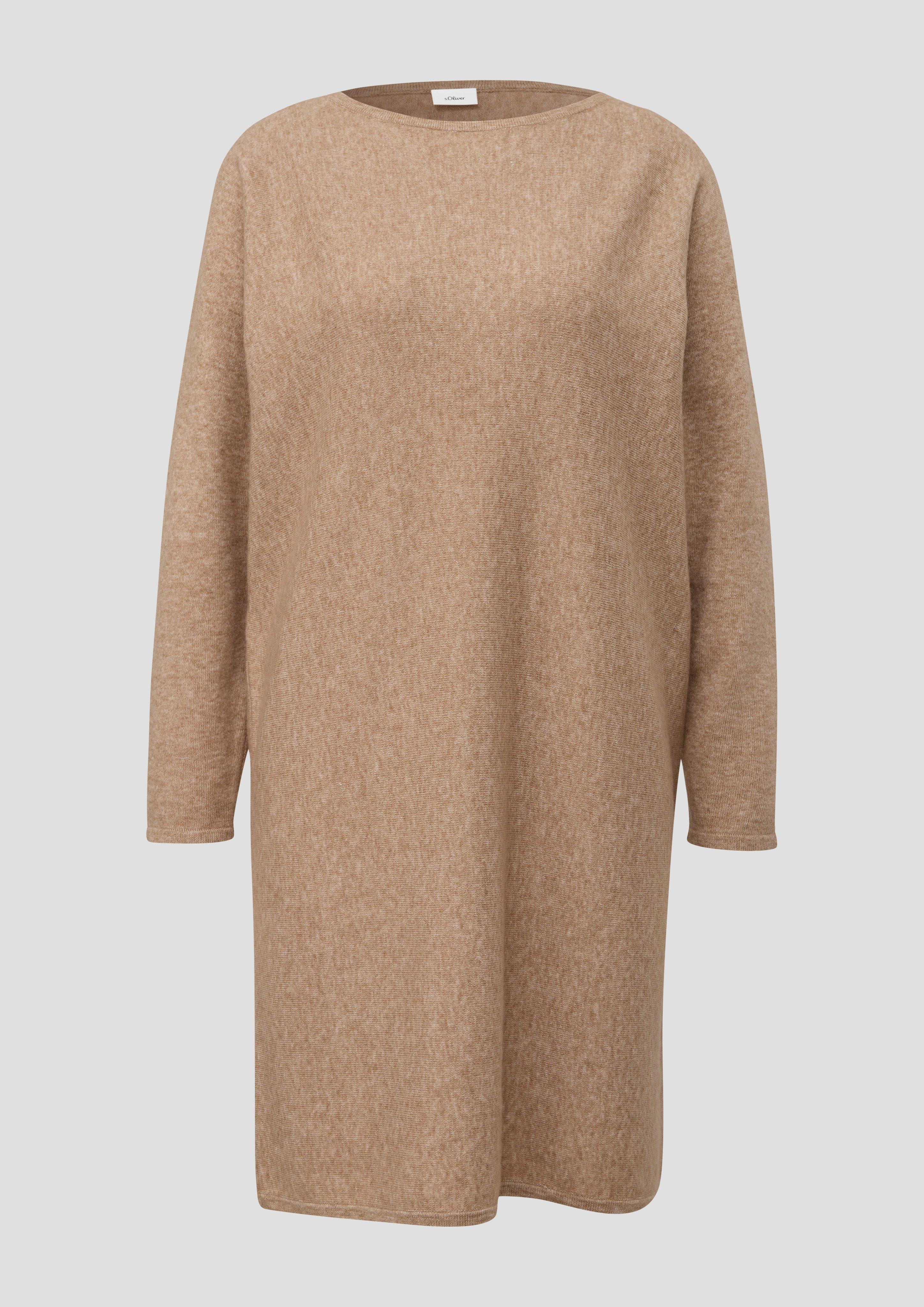 Robe longueur midi en maille grès s.Oliver