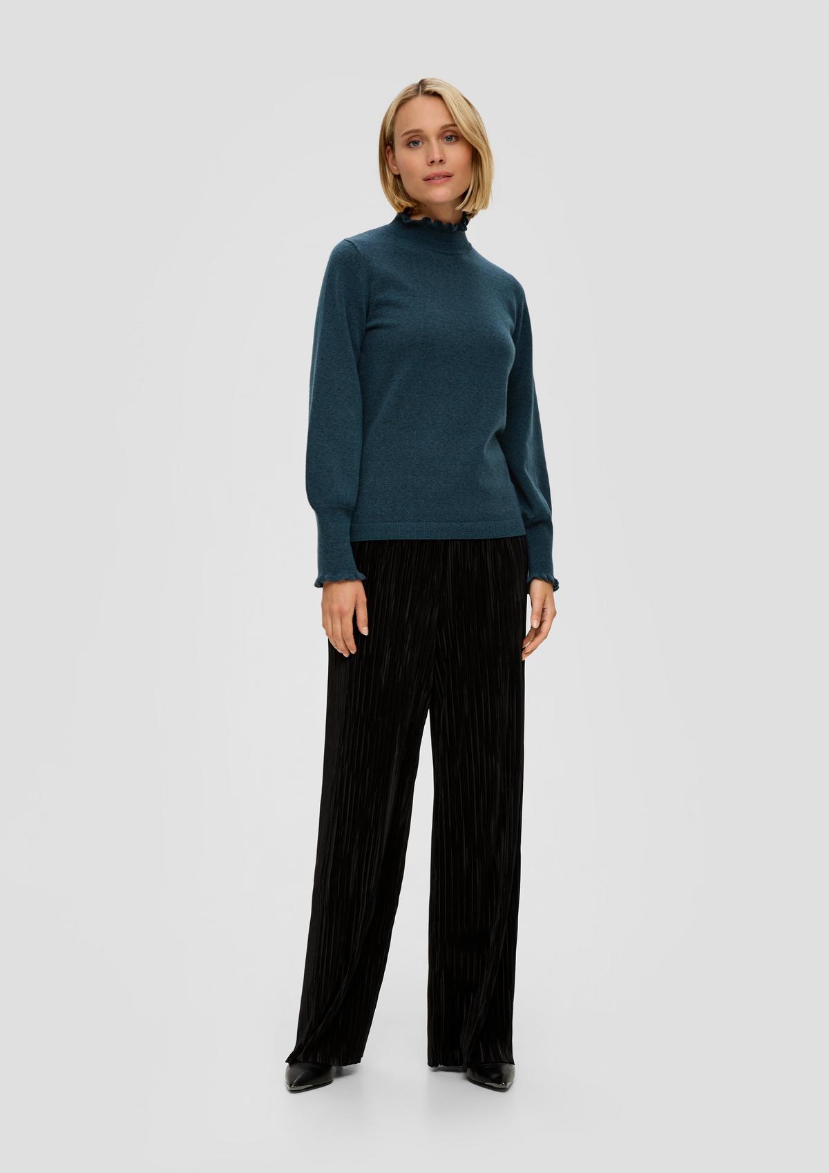 s.Oliver Knitted jumper with gather