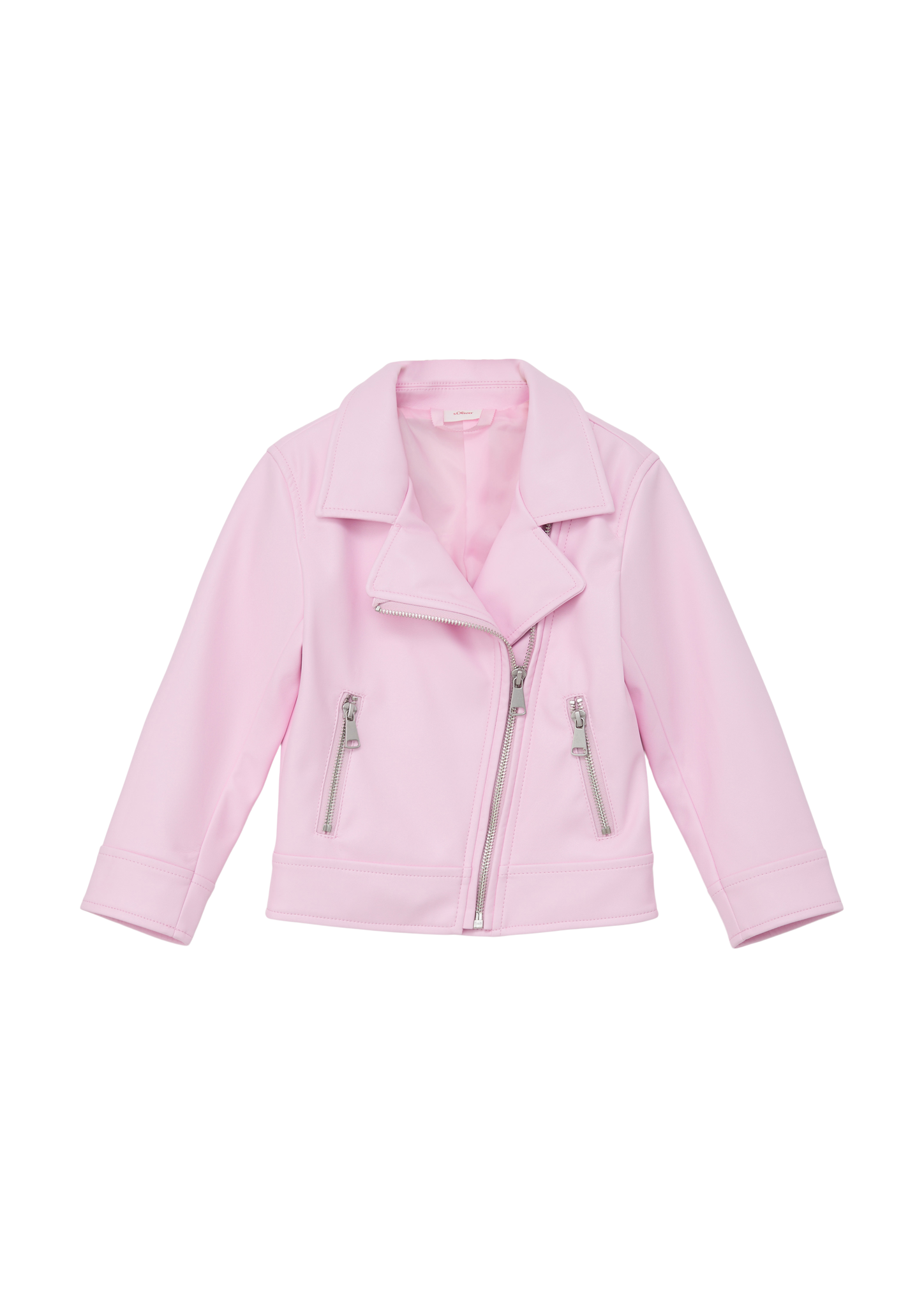 s.Oliver - Bikerjacke aus Lederimitat, Kinder, Rosa