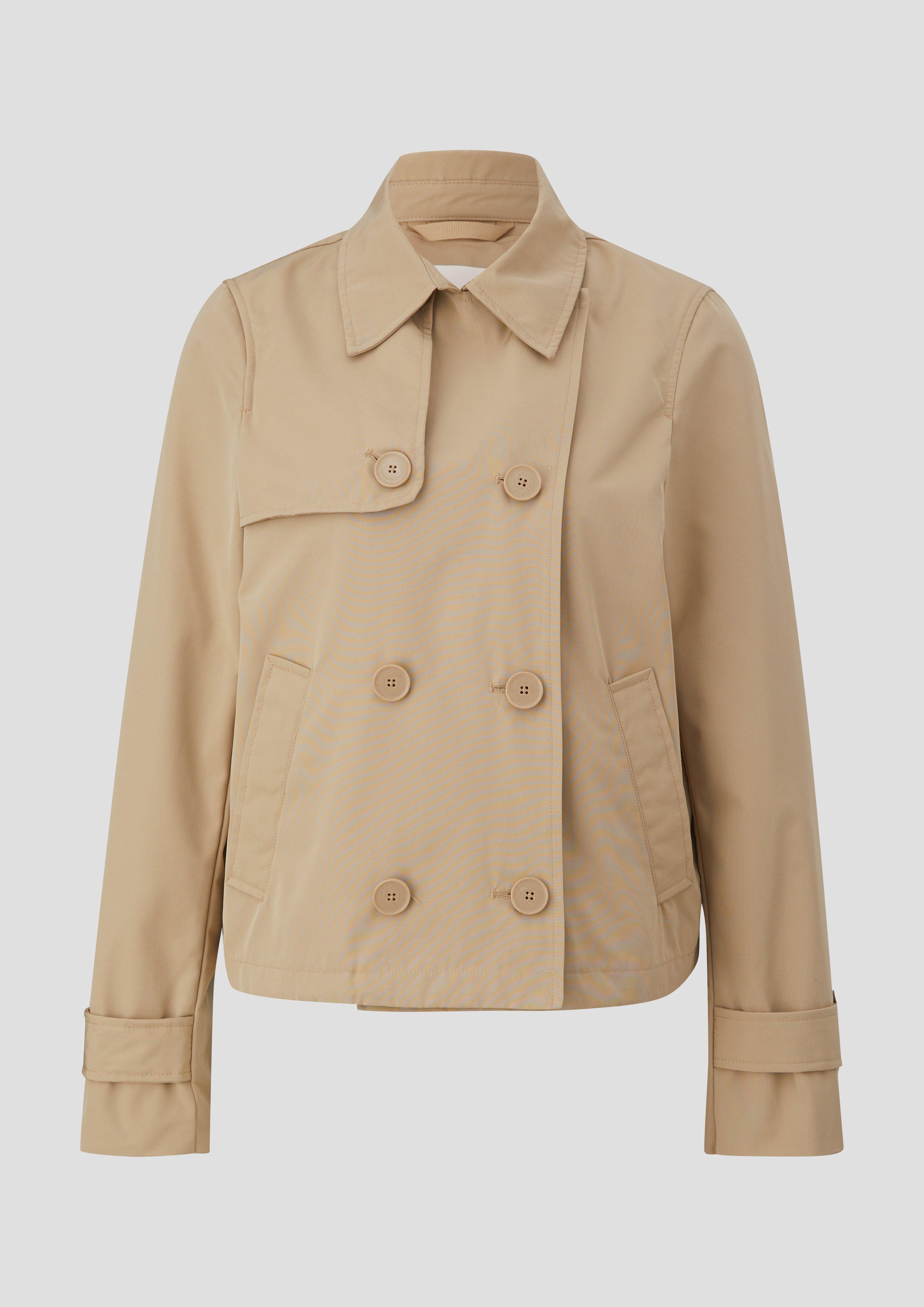 s.Oliver - Jacke mit Steppung am Rücken, Damen, Beige