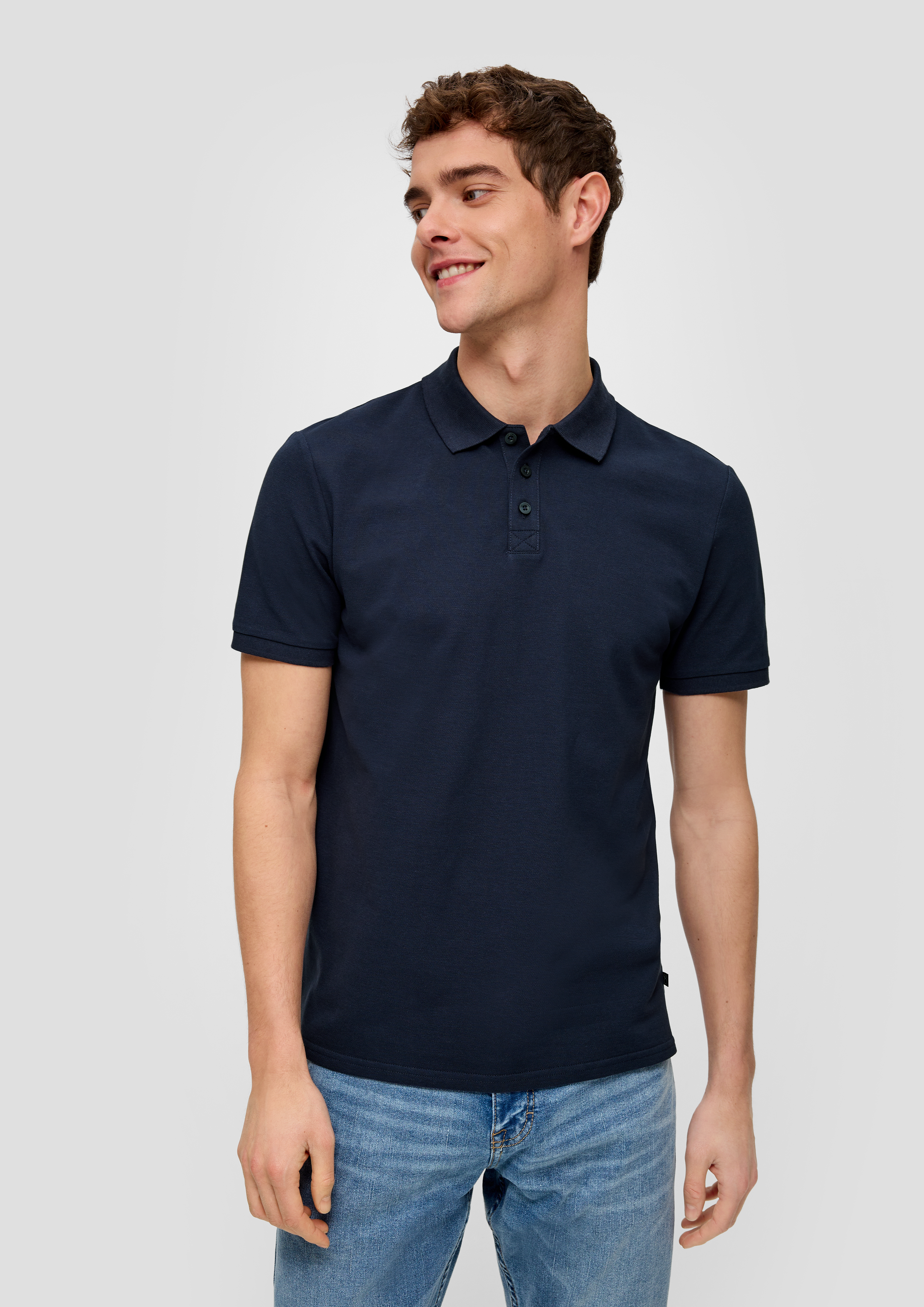 S.Oliver Poloshirt mit Piquéstruktur