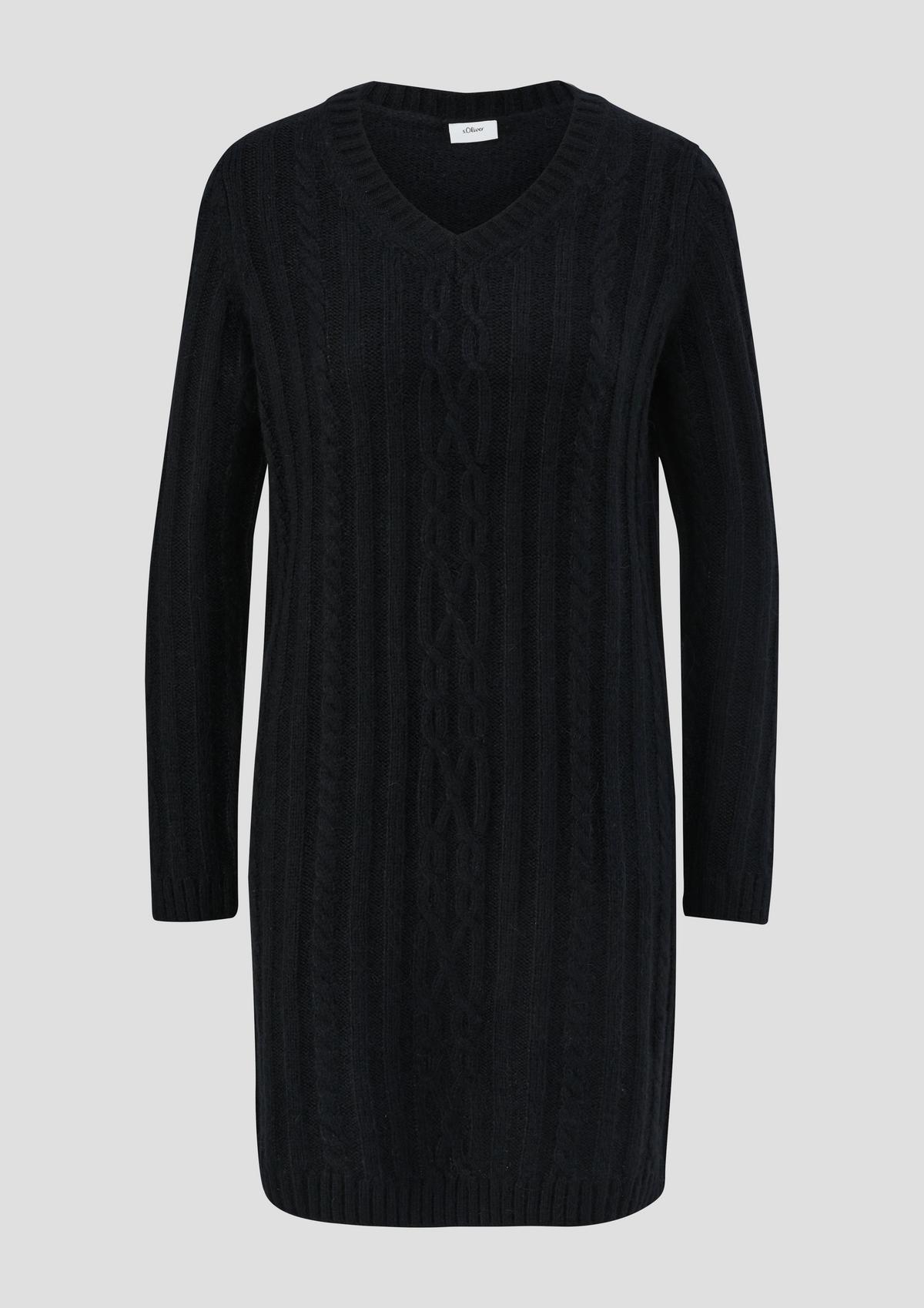 s.Oliver Wool blend knitted dress