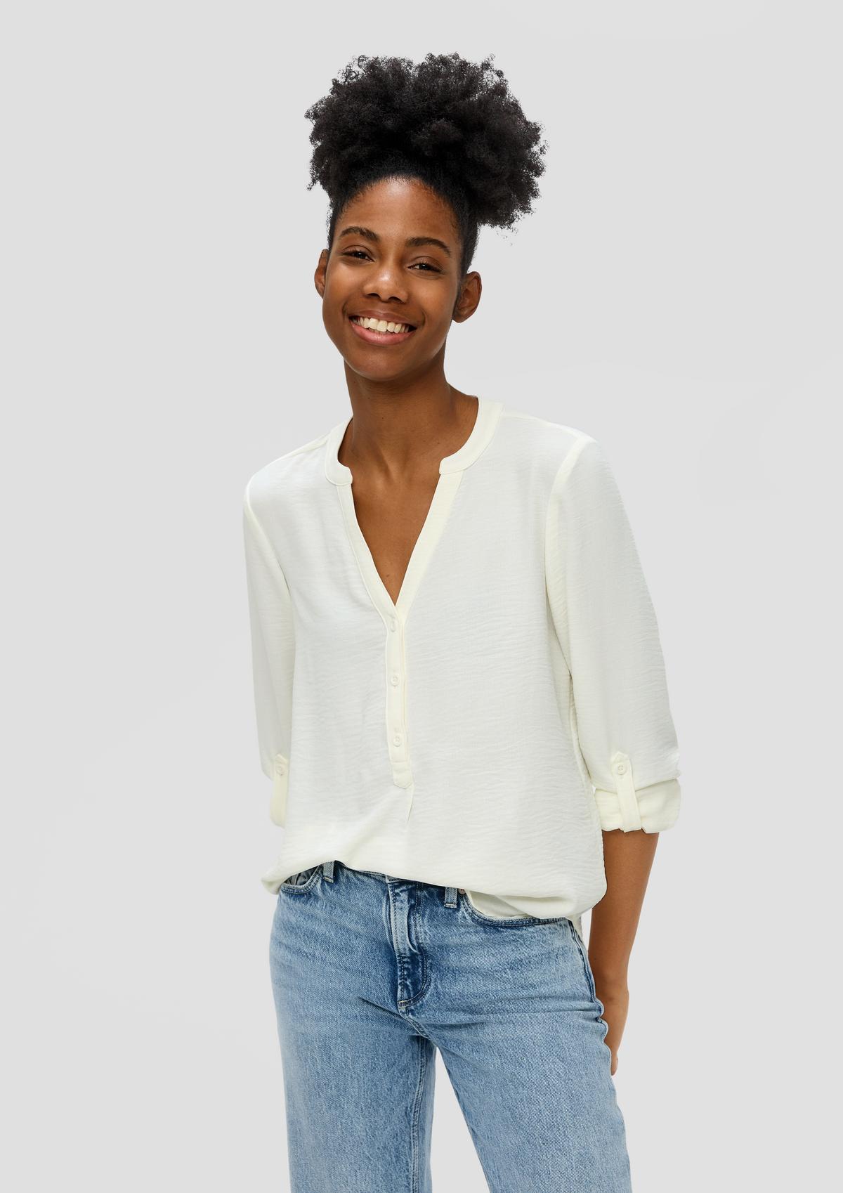 s.Oliver Tunic blouse with mid-length sleeves