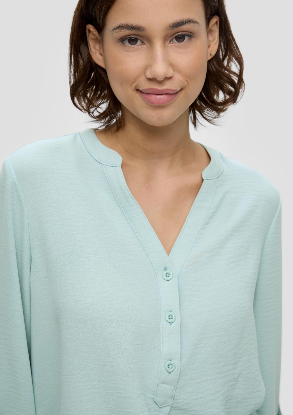 s.Oliver Tunic blouse with mid-length sleeves