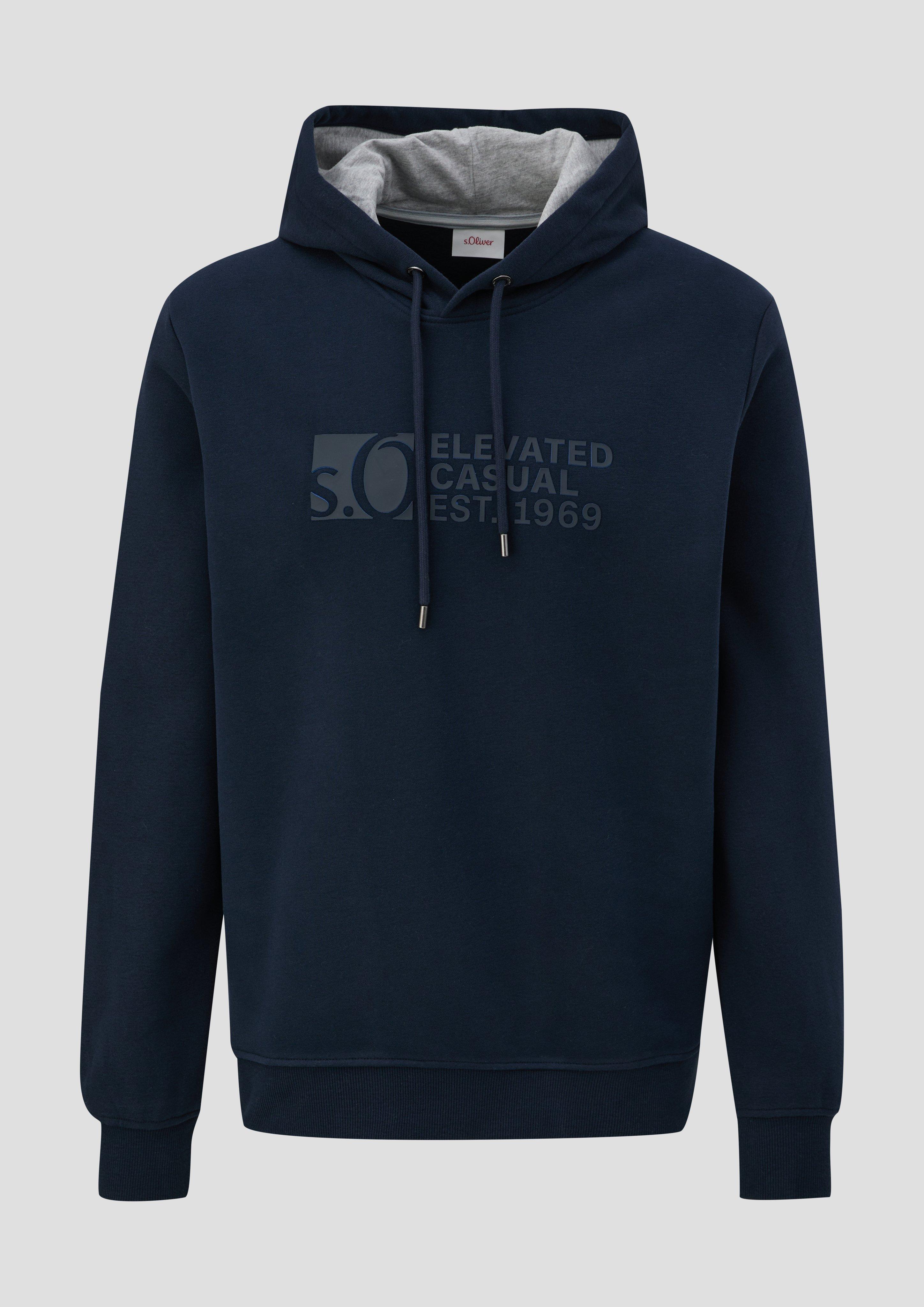 s.Oliver Hoodie mit Logo-Print