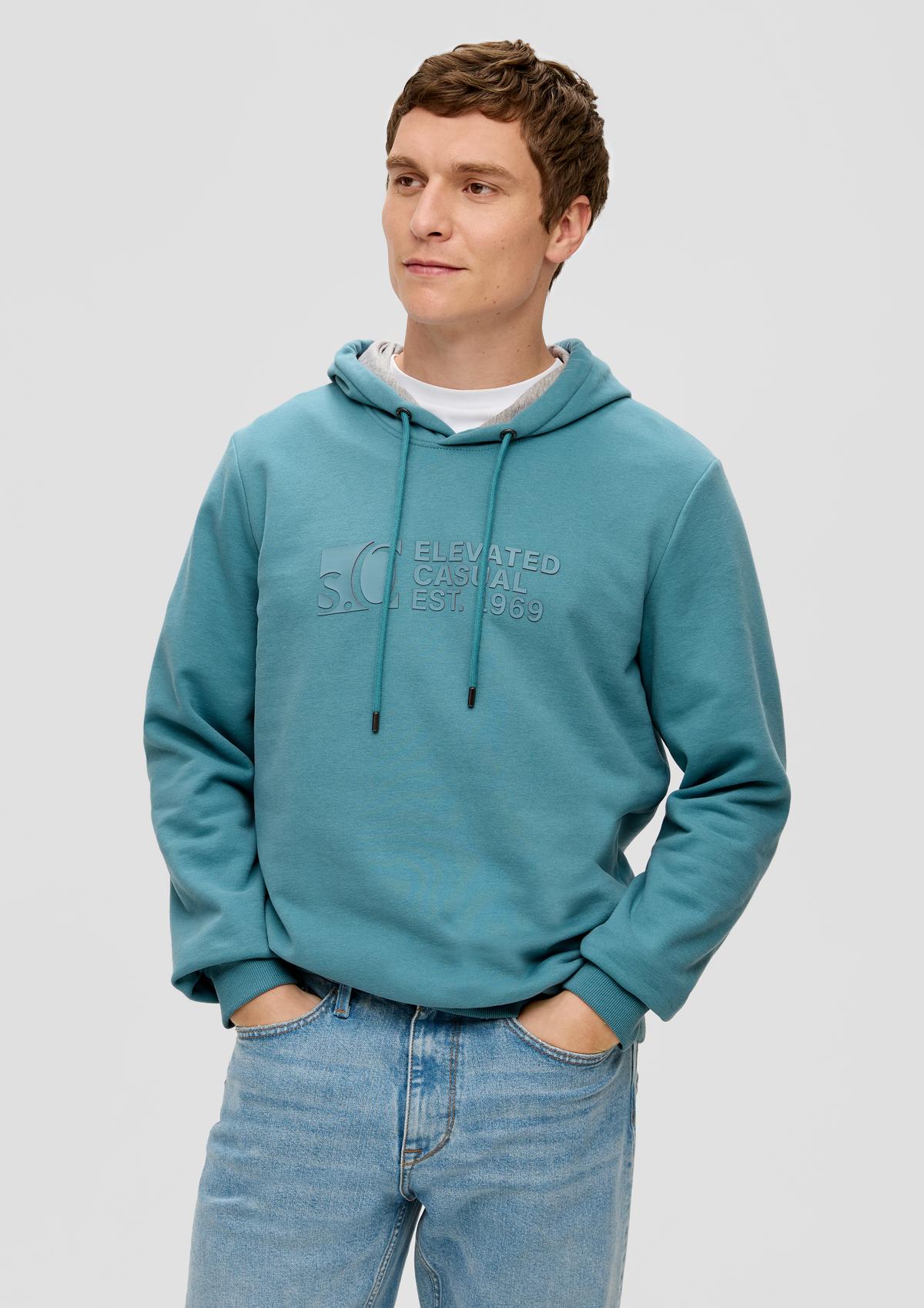 s.Oliver Hoodie with a logo print