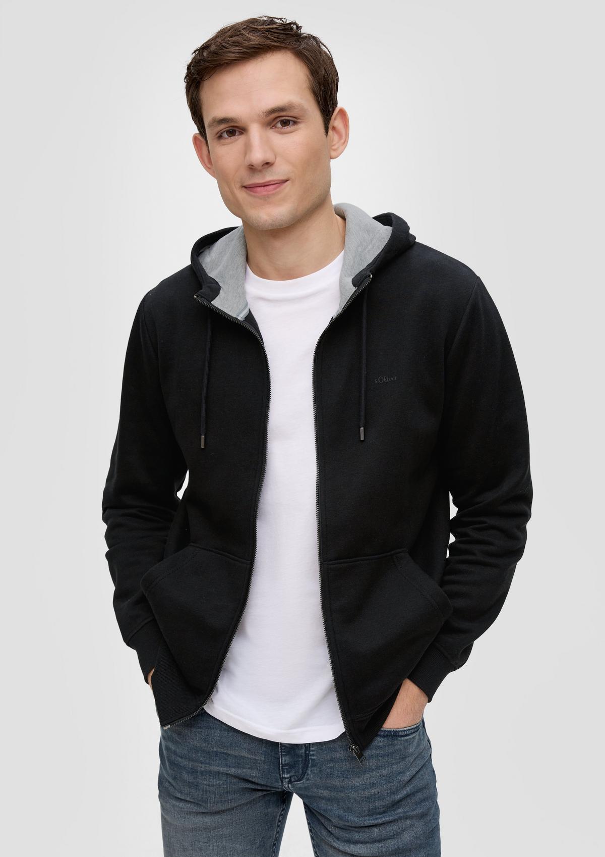 s.Oliver Sweatshirt jacket with a hood