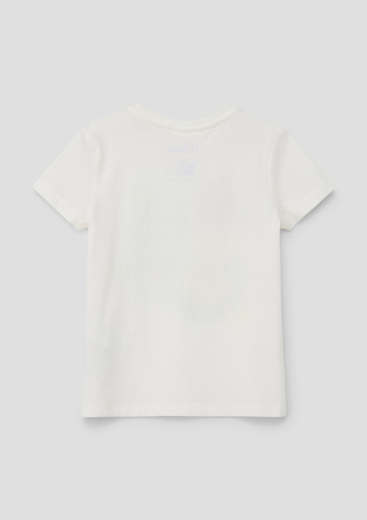 s.Oliver Katoenen shirt met Smiley®-print op de voorkant