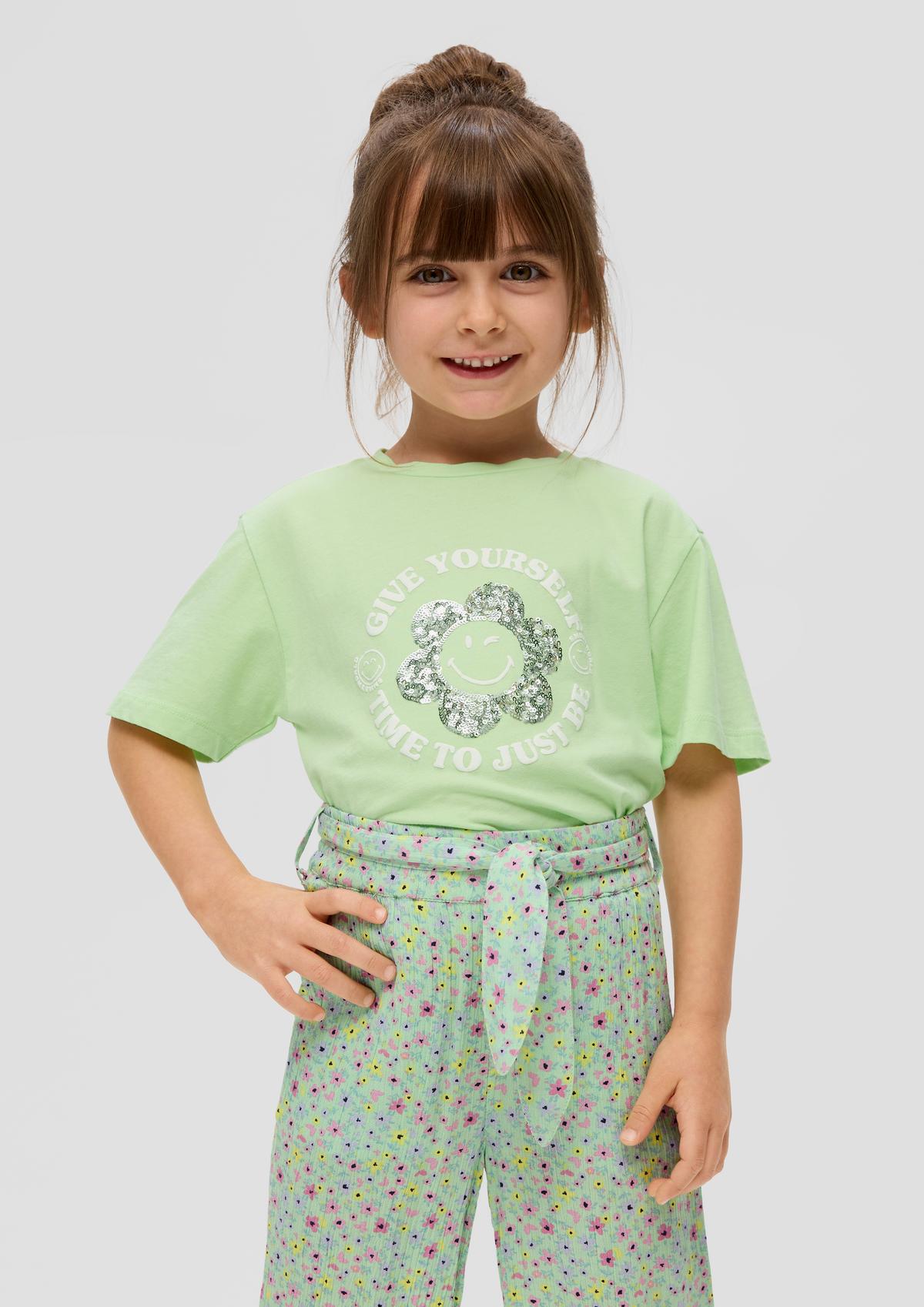 s.Oliver Soft T-shirt with a Smiley® front print