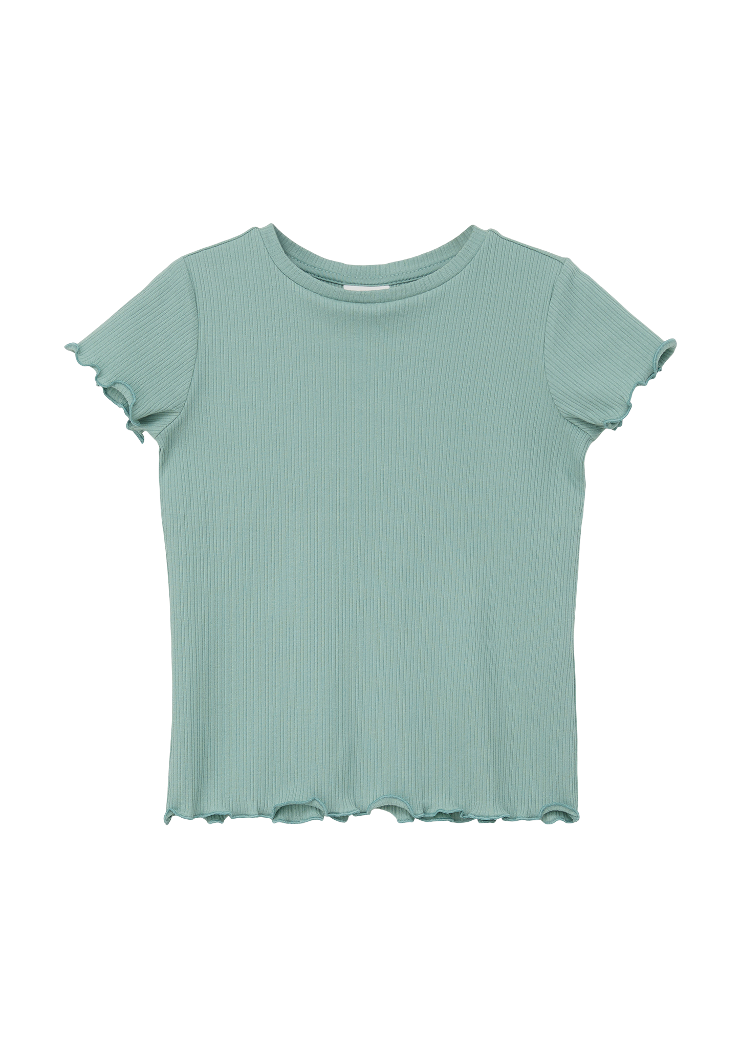 s.Oliver - T-Shirt mit Rippstruktur, Kinder, Blau