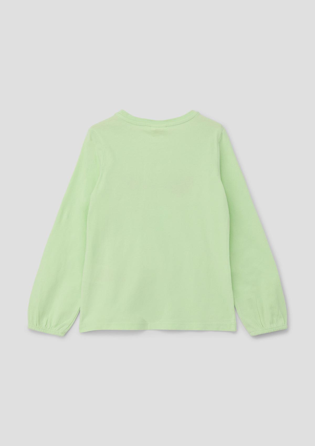 s.Oliver Long sleeve top with a round neckline