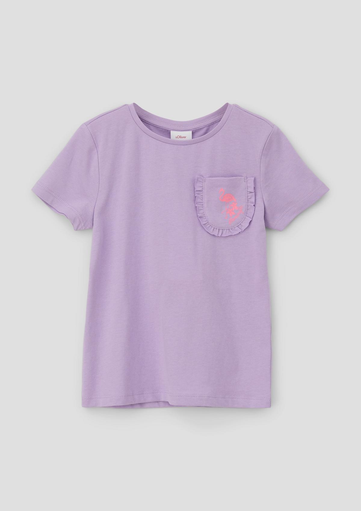s.Oliver Loose-fitting T-shirt with breast pocket
