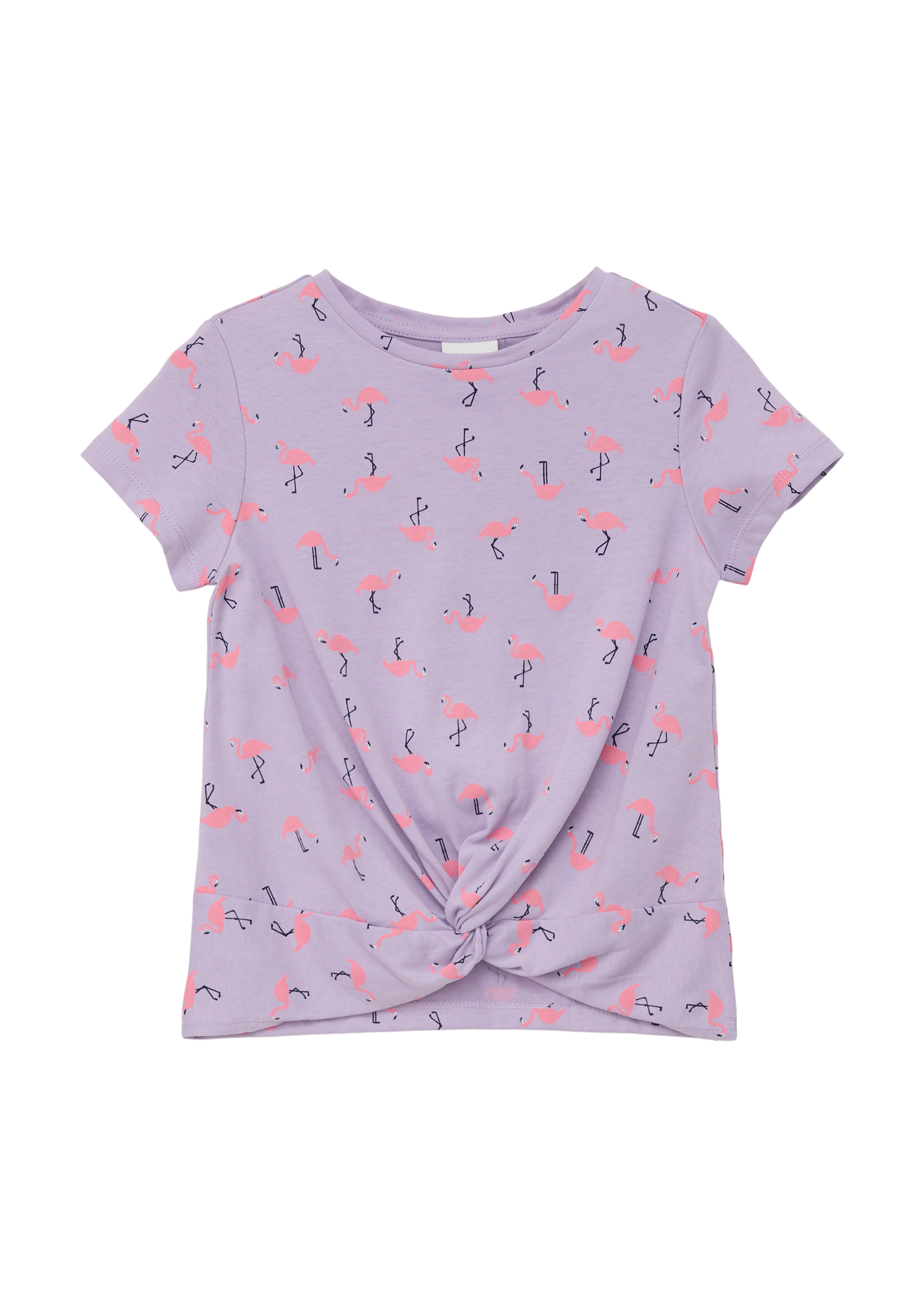 s.Oliver - T-Shirt mit Knotendetail, Kinder, lila