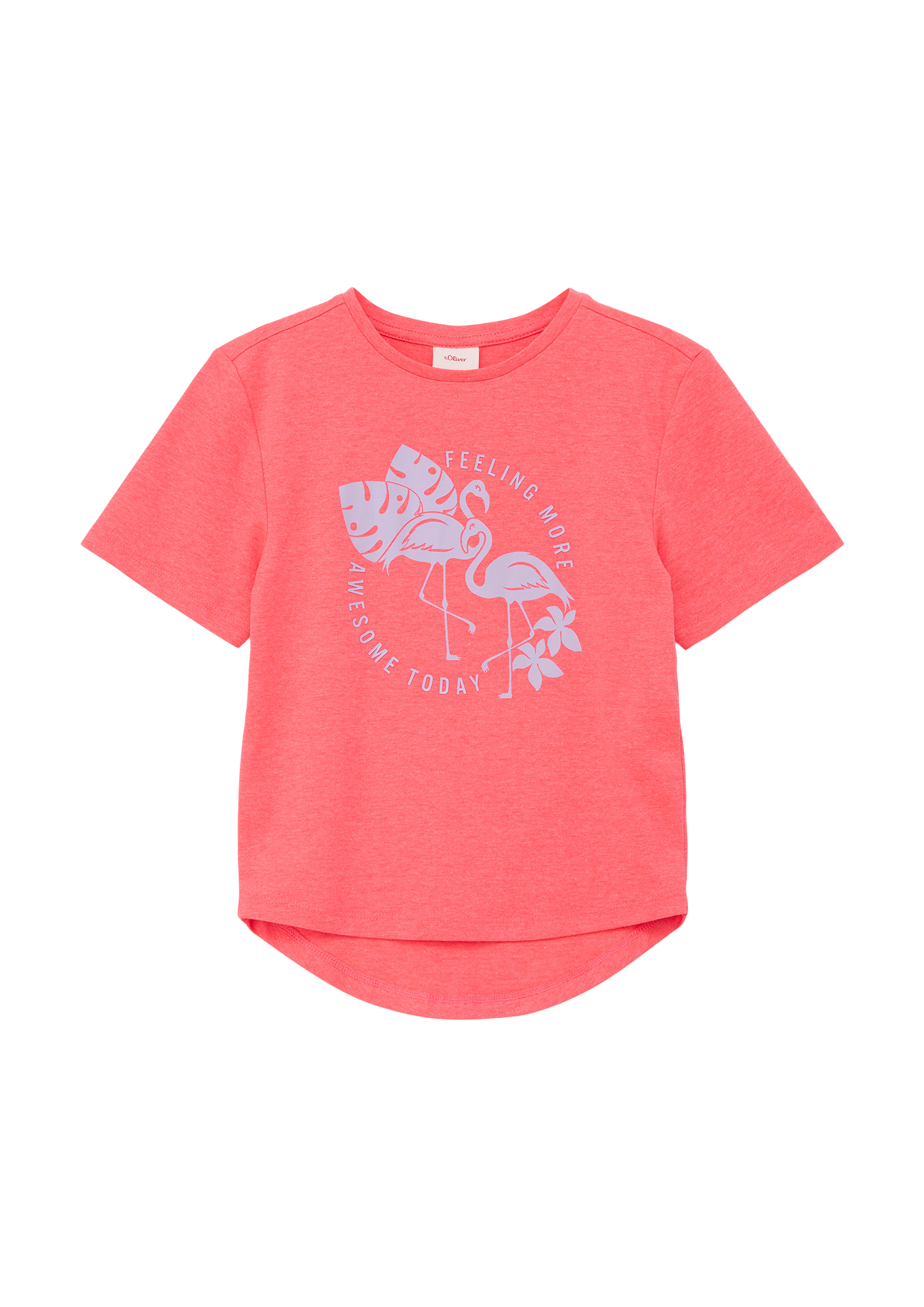 s.Oliver - T-Shirt mit Frontprint, Kinder, rot