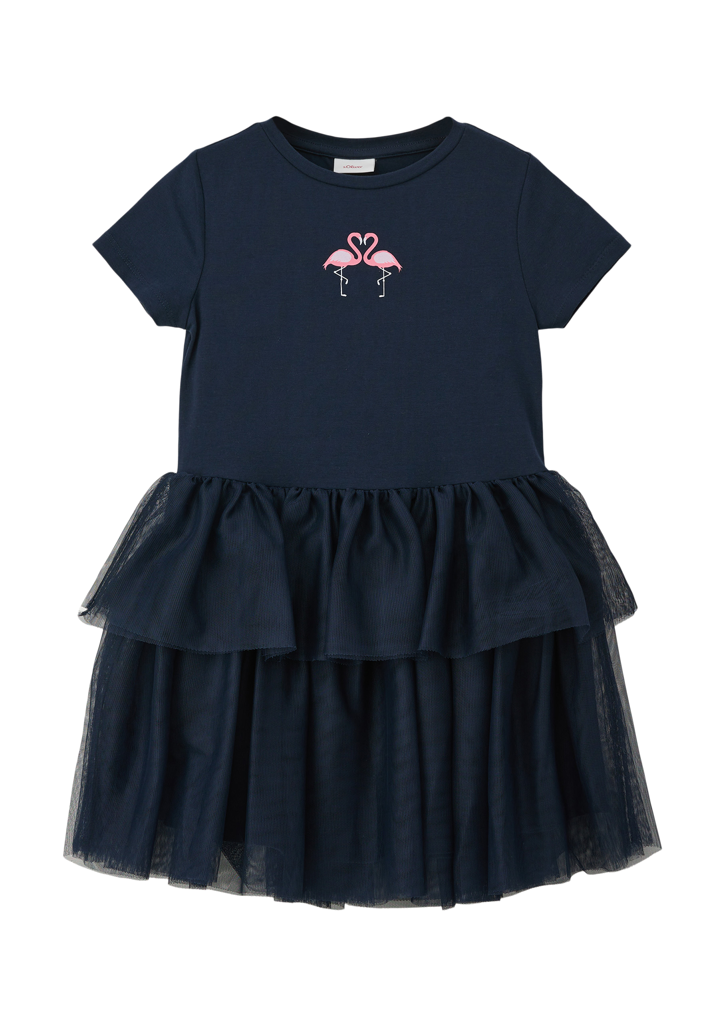 s.Oliver - Minikleid mit Layering-Detail, Kinder, blau