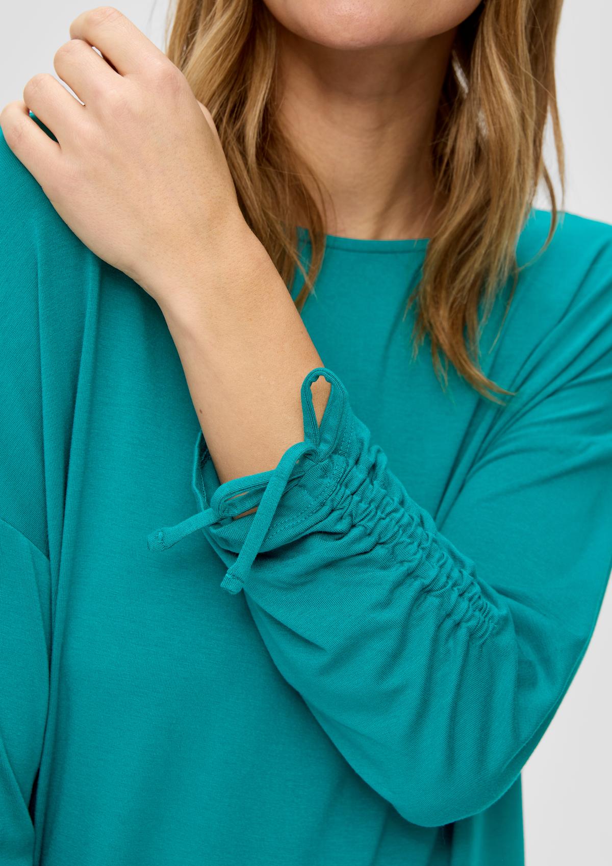 s.Oliver Long sleeve top with gathers on the sleeves