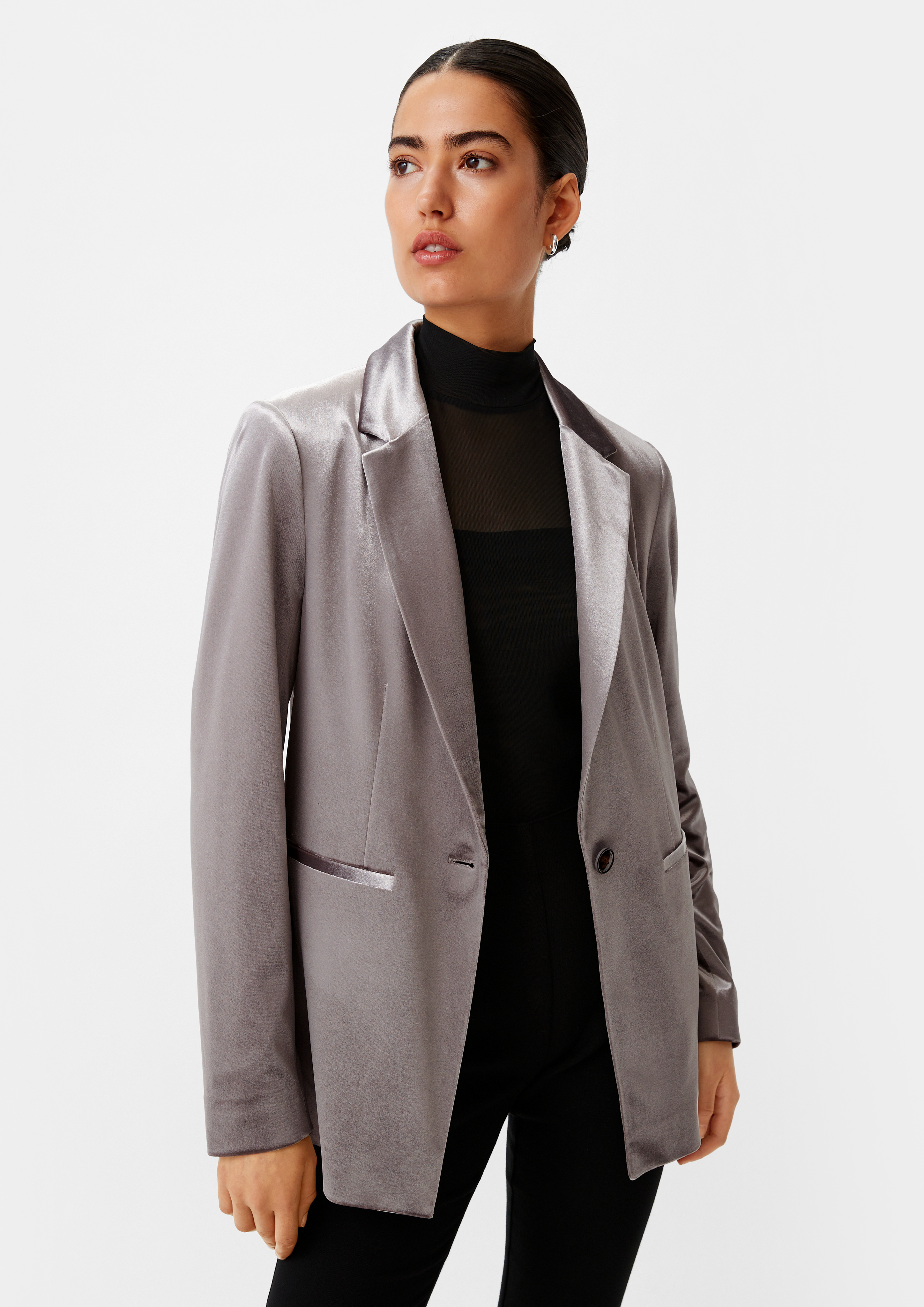 ボトムスその他 Nude Velvet Blazer The Blondie Velvet Blazer – RAM and Co.