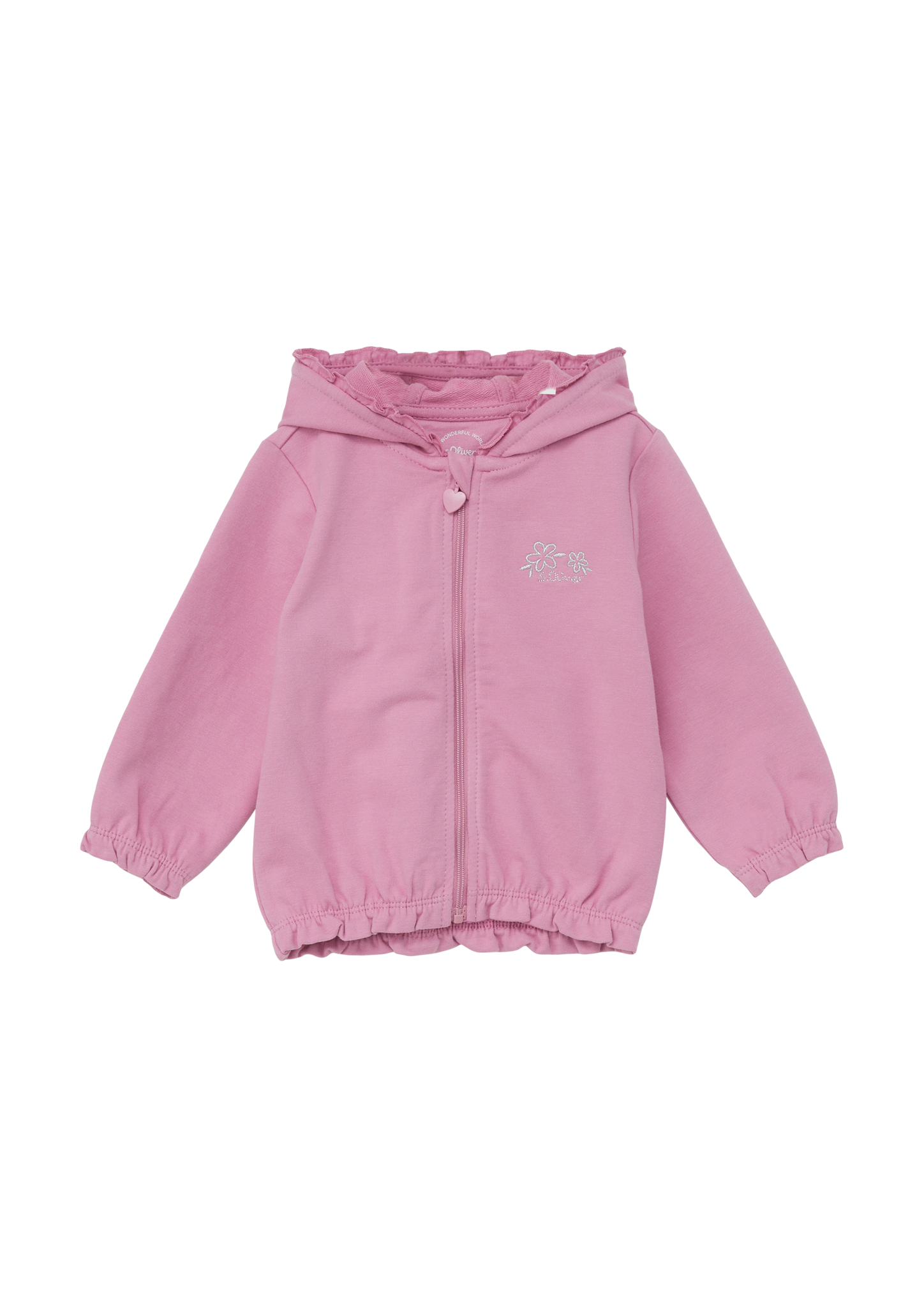 s.Oliver - Sweatshirt-Jacke mit Kapuze, Babys, Rosa