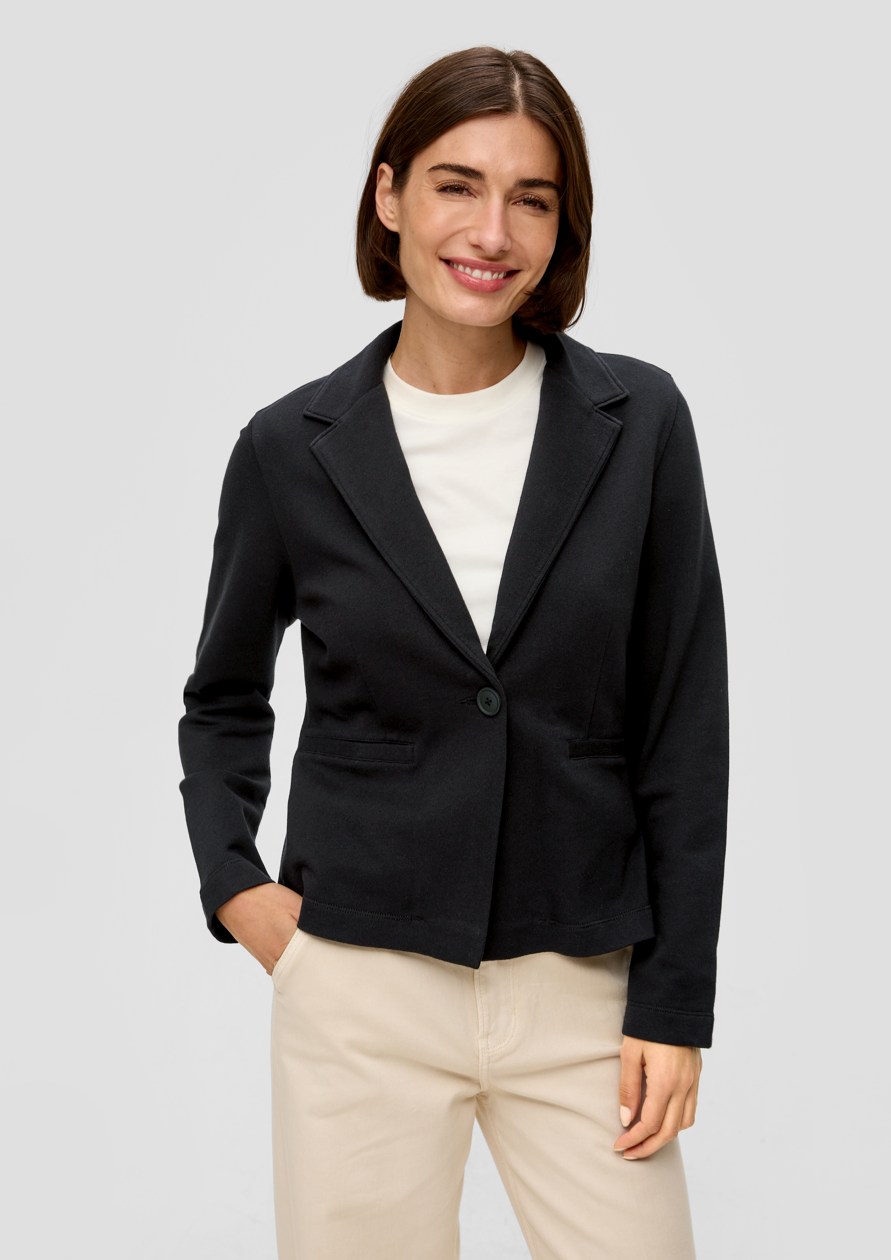 S.Oliver Blazer aus Sweat