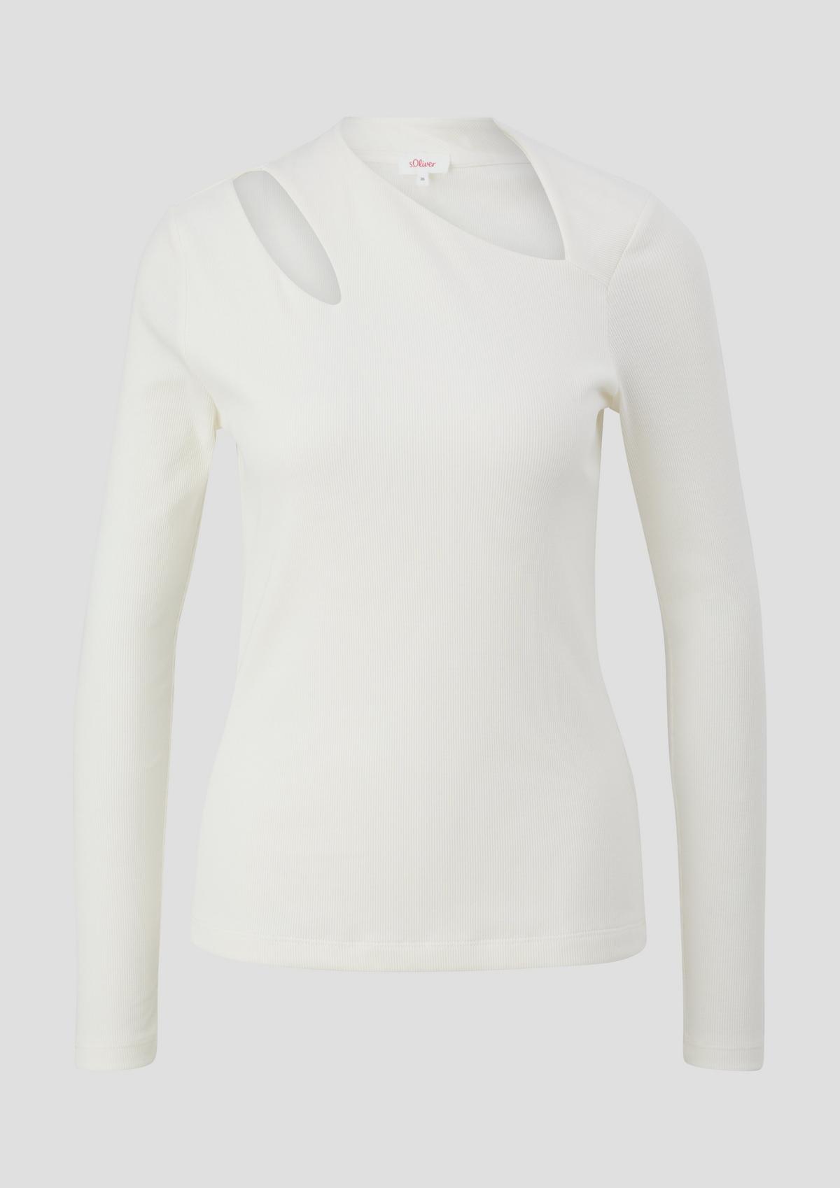 s.Oliver Longsleeve met cut-outs als detail