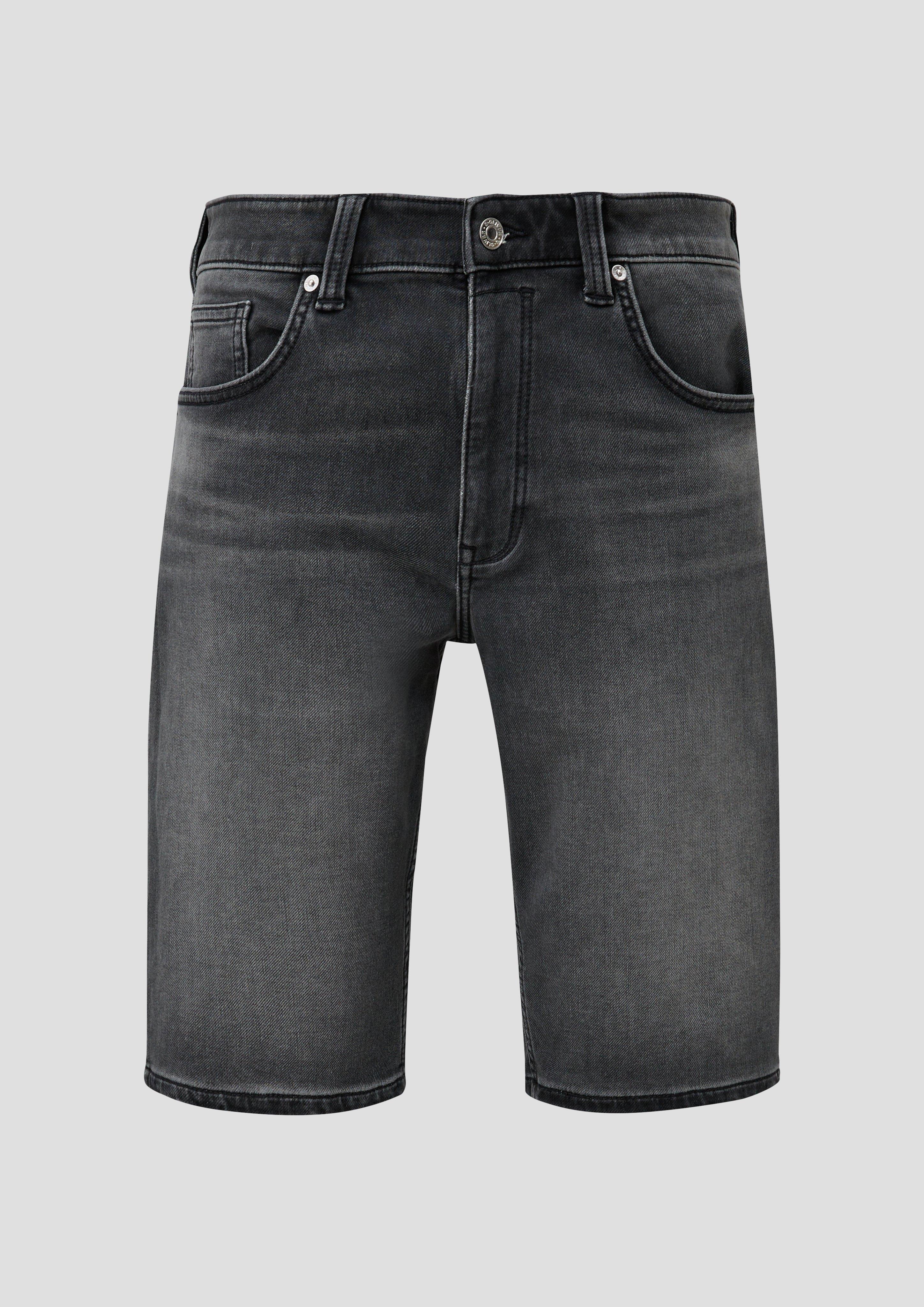 s.Oliver - Bermuda-Jeans / Regular Fit / Mid Rise / Straight Leg, Herren, grau