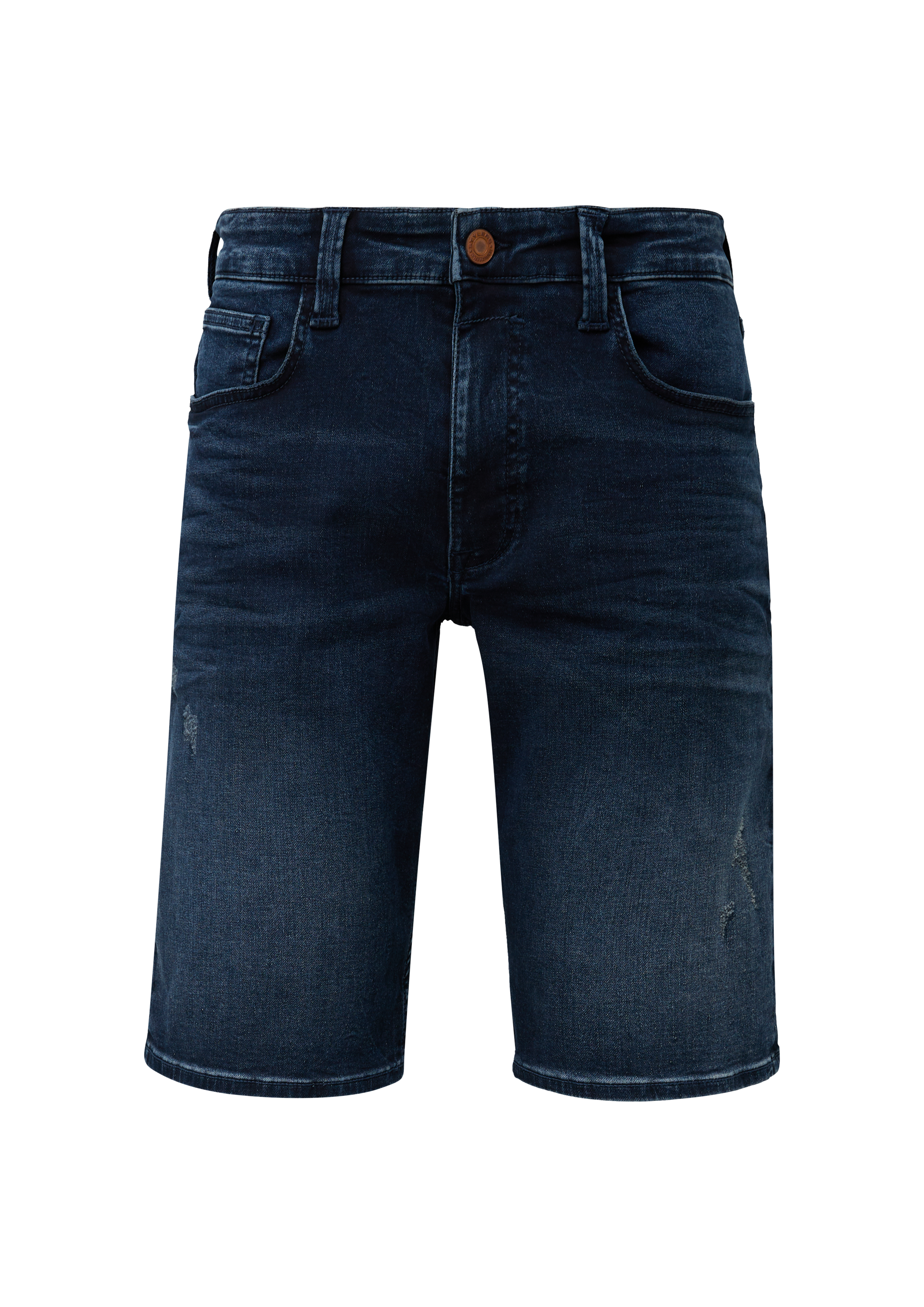 Mauro Bermuda jeans / normale pasvorm / halfhoog / rechte pijp