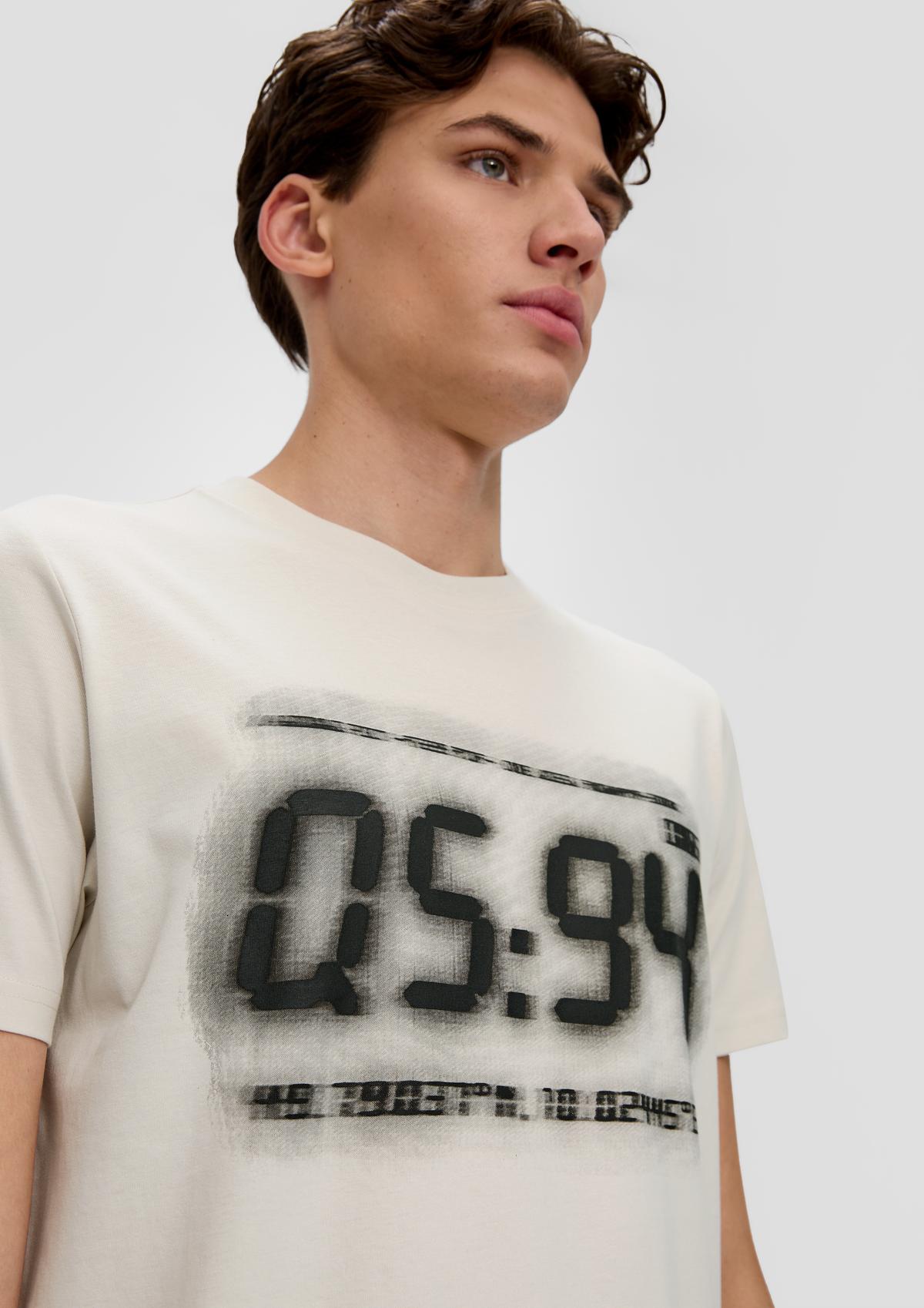 s.Oliver Katoenen shirt met grafische print