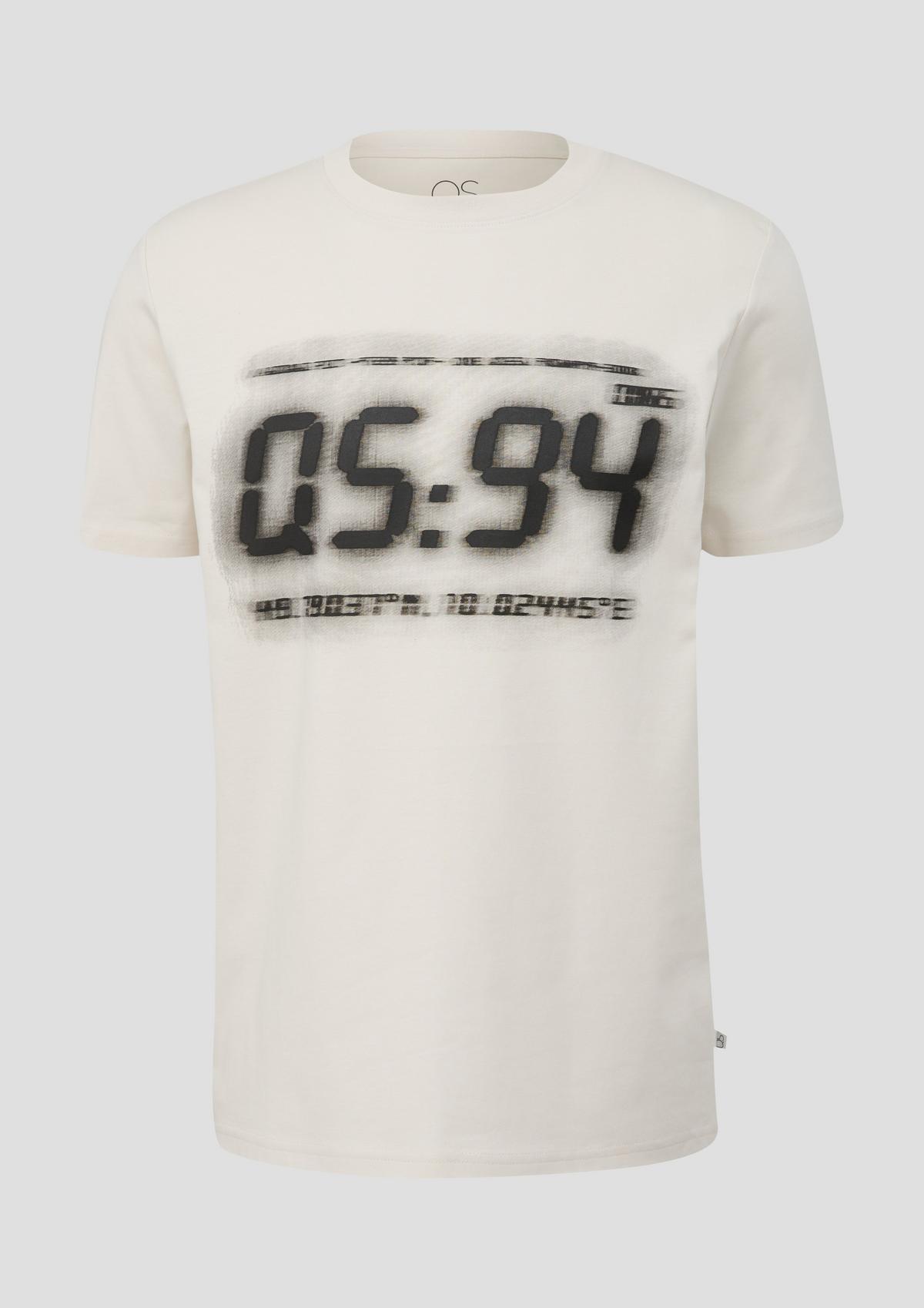 s.Oliver T-shirt en coton à imprimé graphique