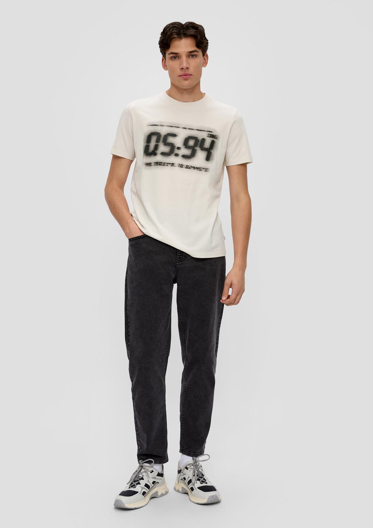 s.Oliver Cotton T-shirt with a graphic print