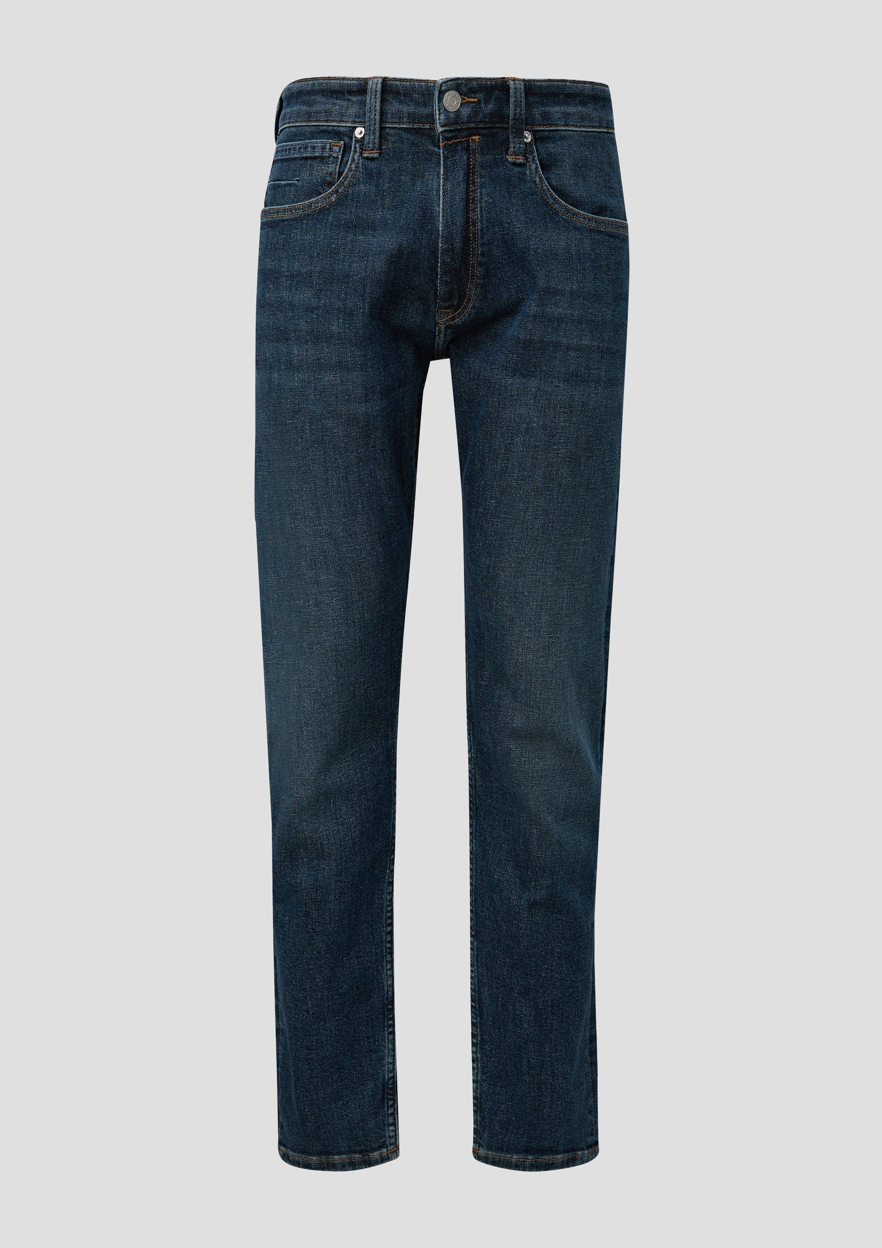 s.Oliver - Jeans Mauro / Regular Fit / High Rise / Tapered Leg, Herren, blau