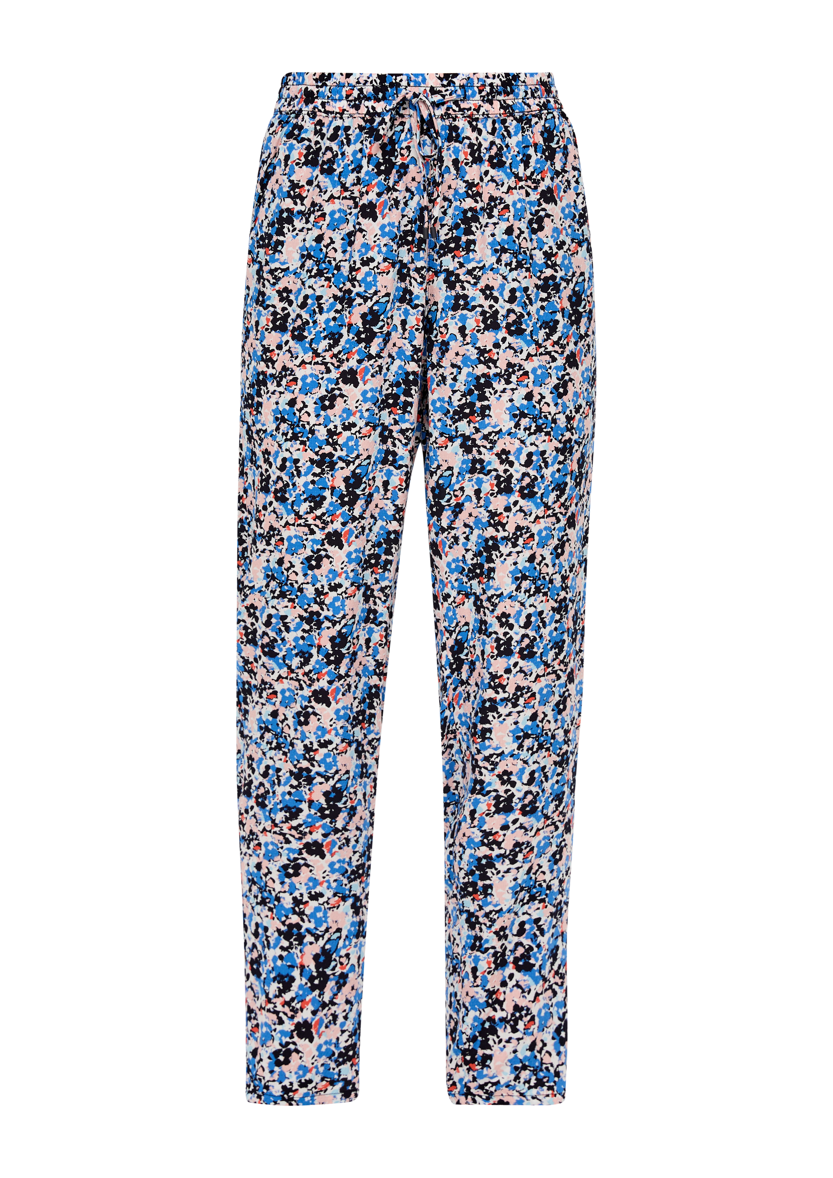 Slipbroek van zuivere viscose met taps toelopende pijpen