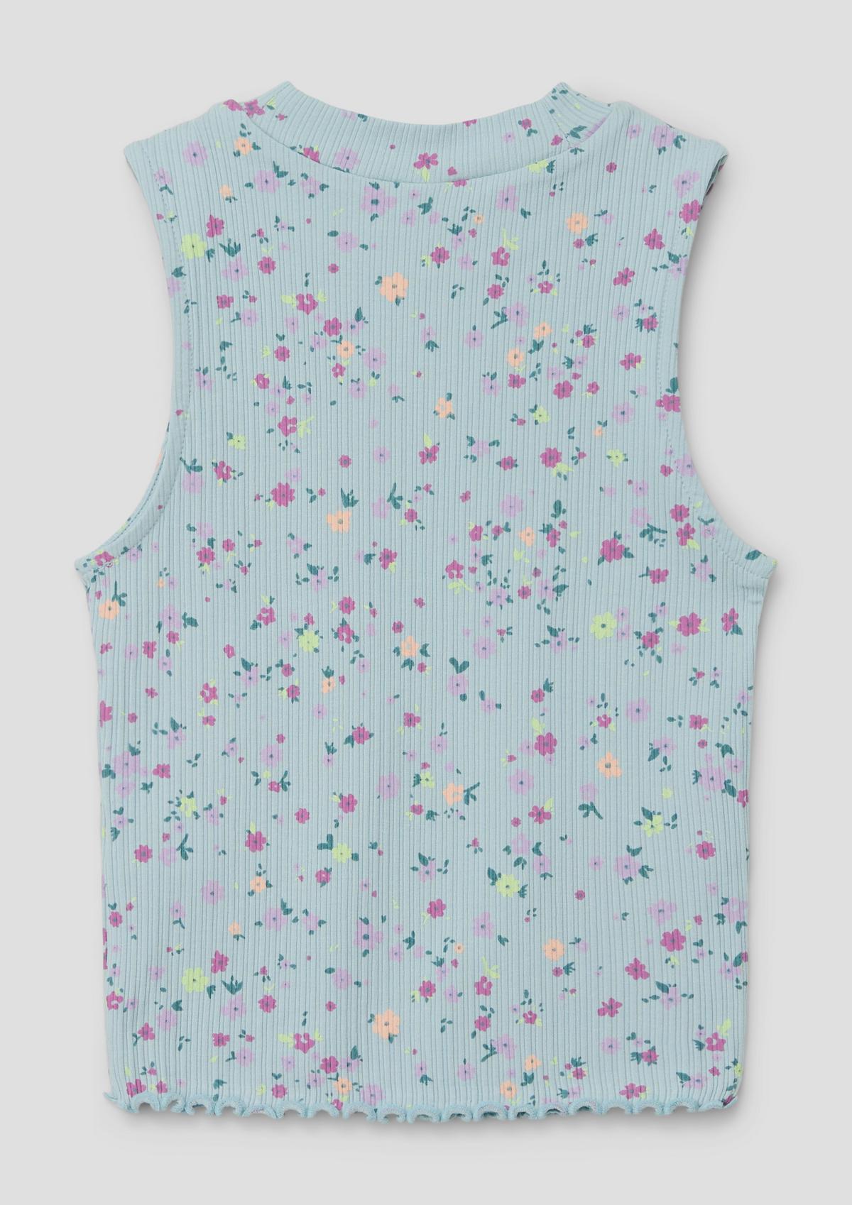 s.Oliver Sleeveless top with an all-over print