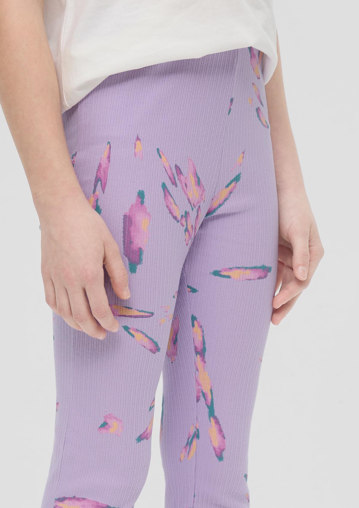 s.Oliver Skinny fit: Leggings with an all-over print