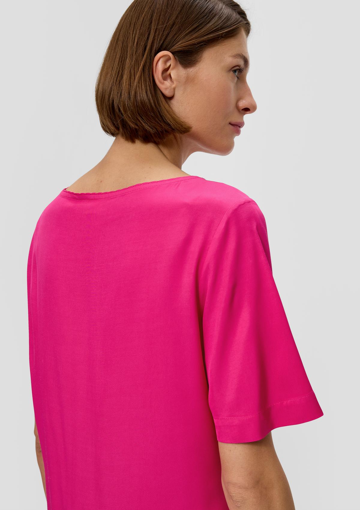 s.Oliver Twill blouse made of viscose
