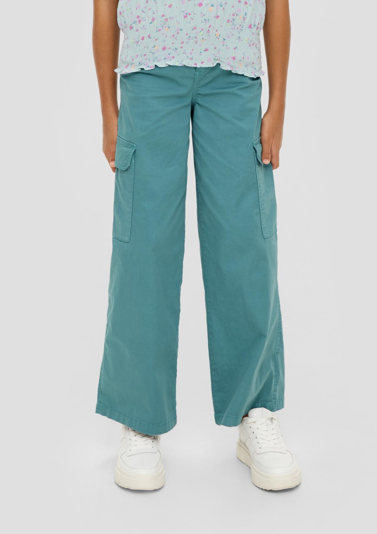s.Oliver Loose fit: cargo-style wide-leg trousers