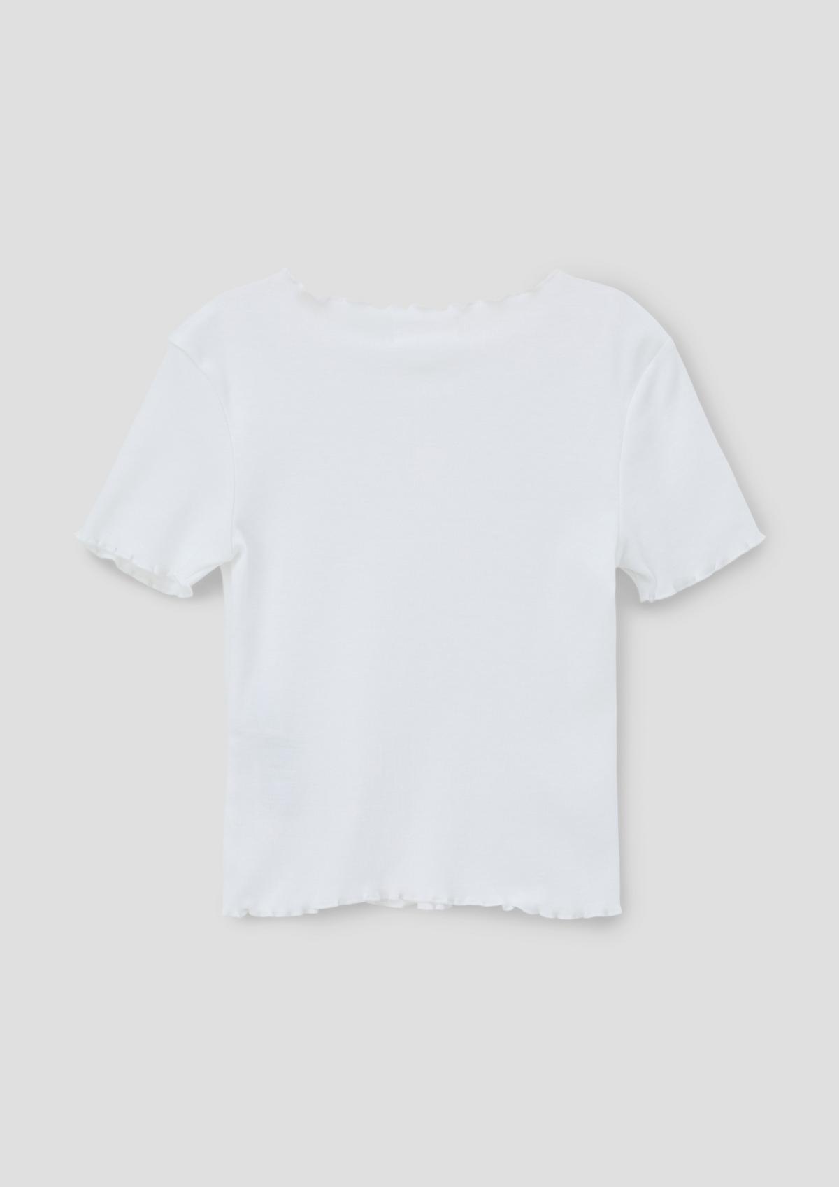 s.Oliver T-Shirt mit Rollsaum
