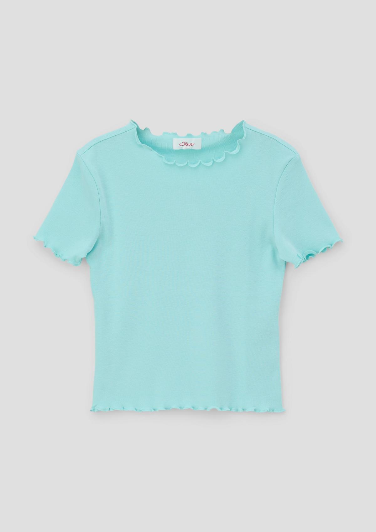 s.Oliver T-shirt with a rolled hem