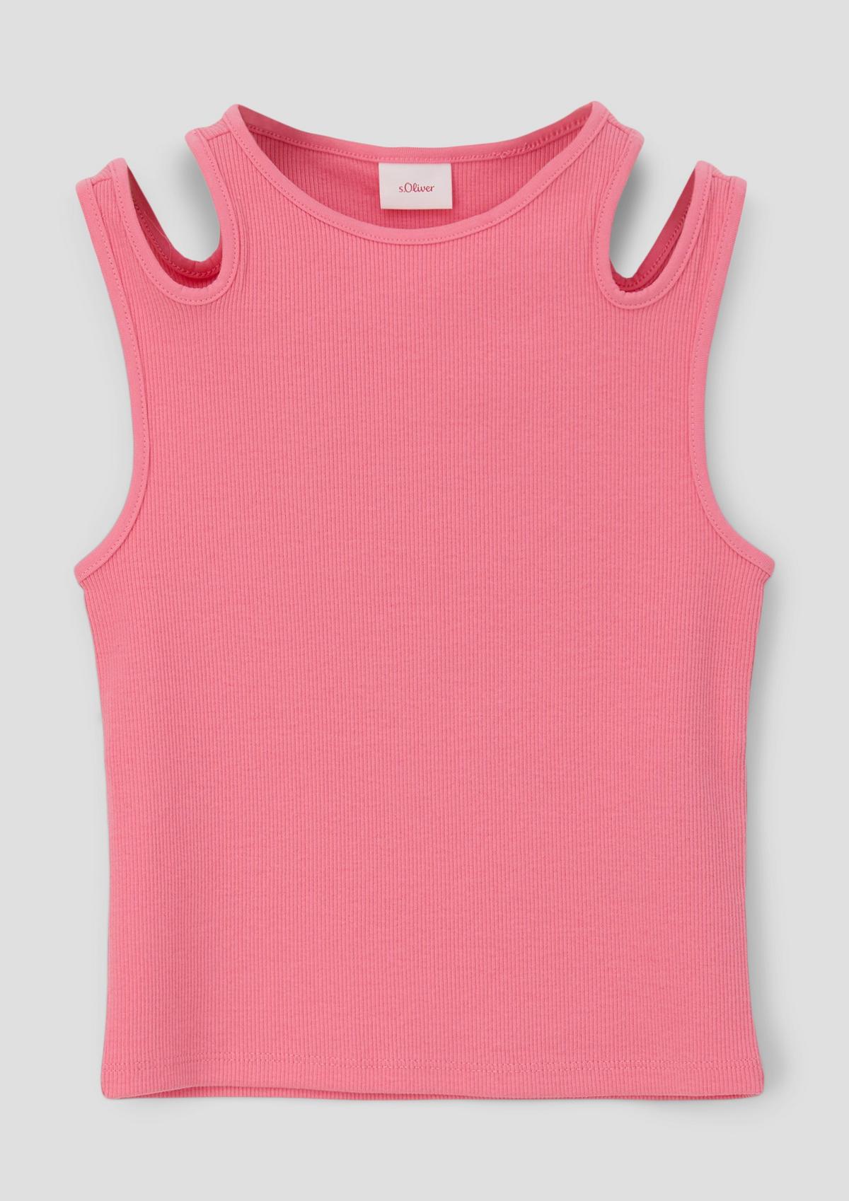 s.Oliver Tank Top mit Schulter-Cut-out