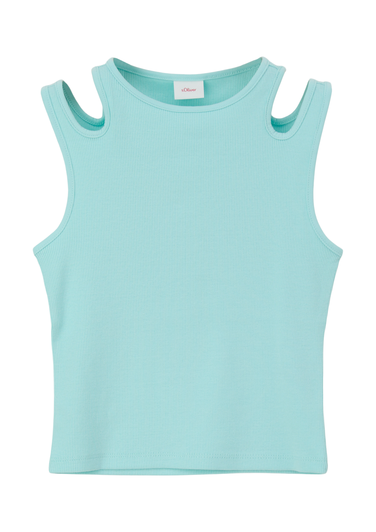 s.Oliver - Tank Top mit Schulter-Cut-out, Mädchen, türkis