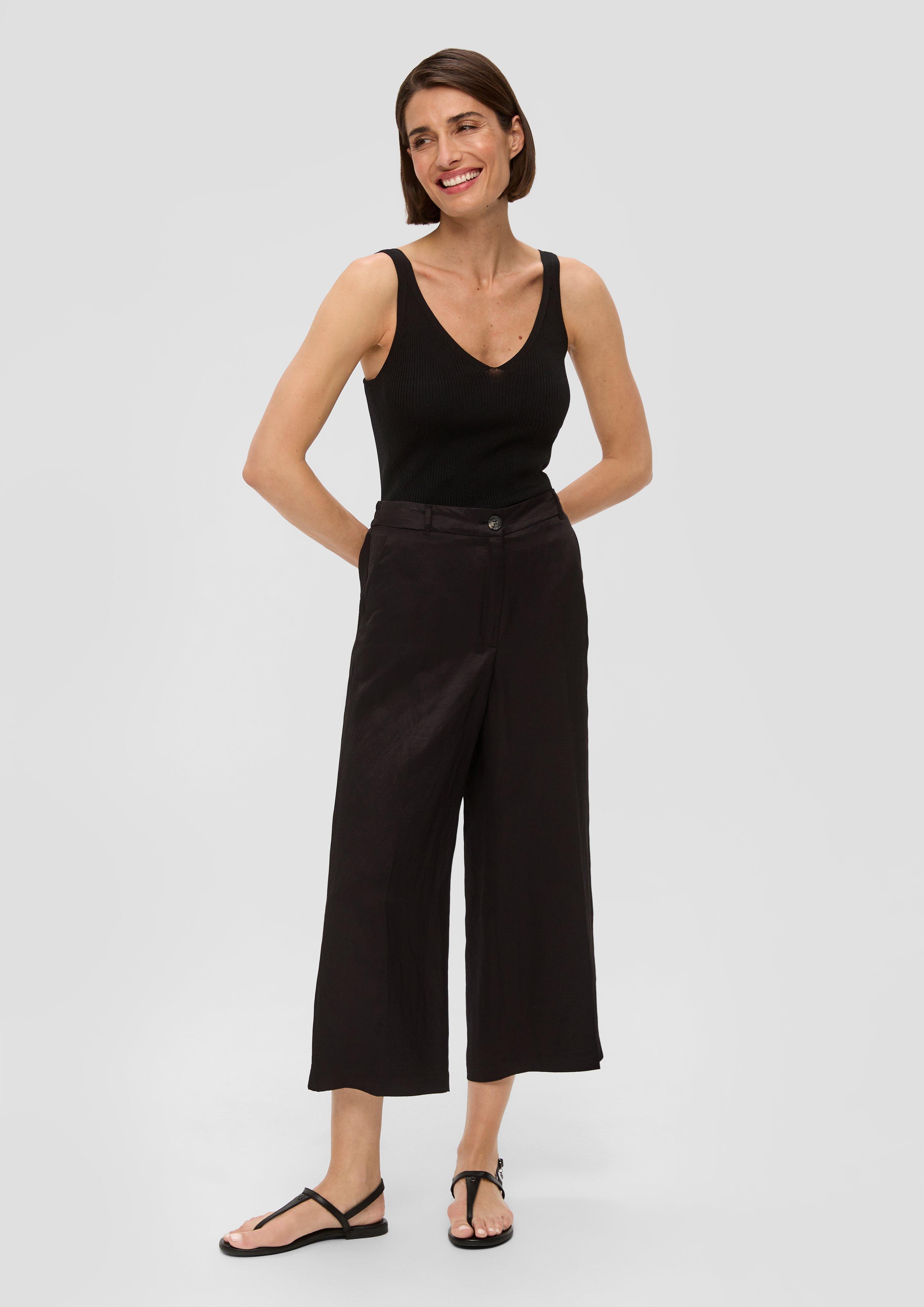 S.Oliver Culotte mit Wide leg