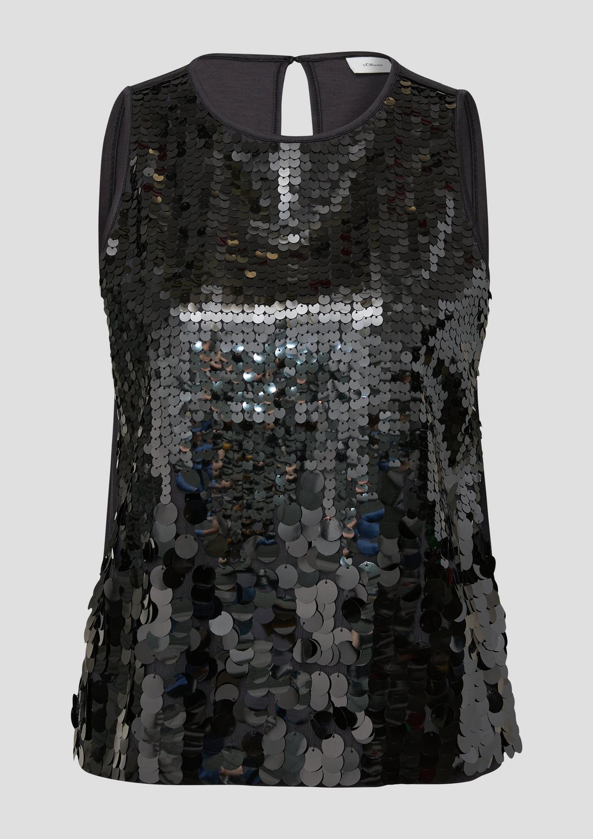 s.Oliver Blouse with sequins