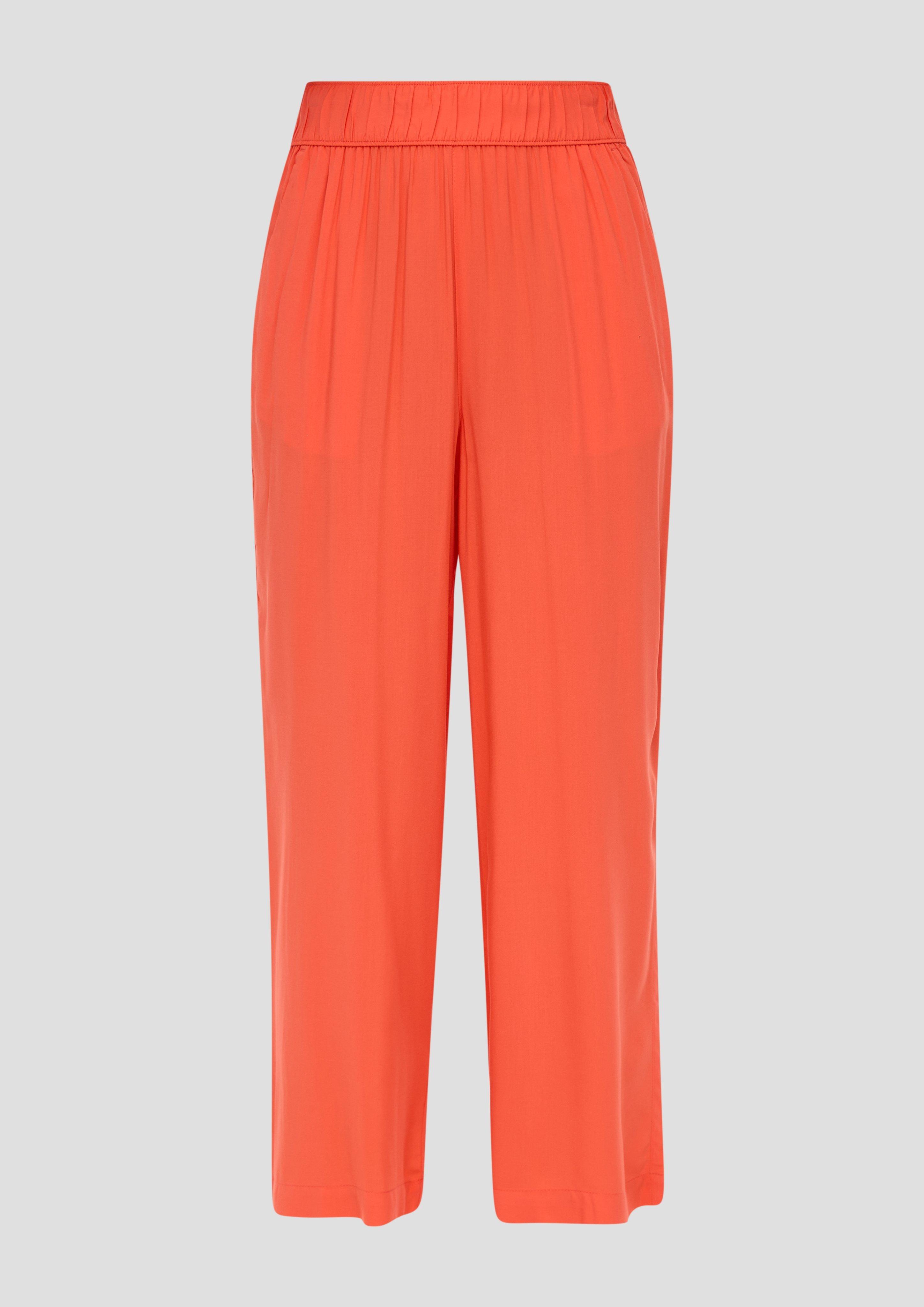 s.Oliver - Relaxed: Culotte aus Viskose, Damen, Orange